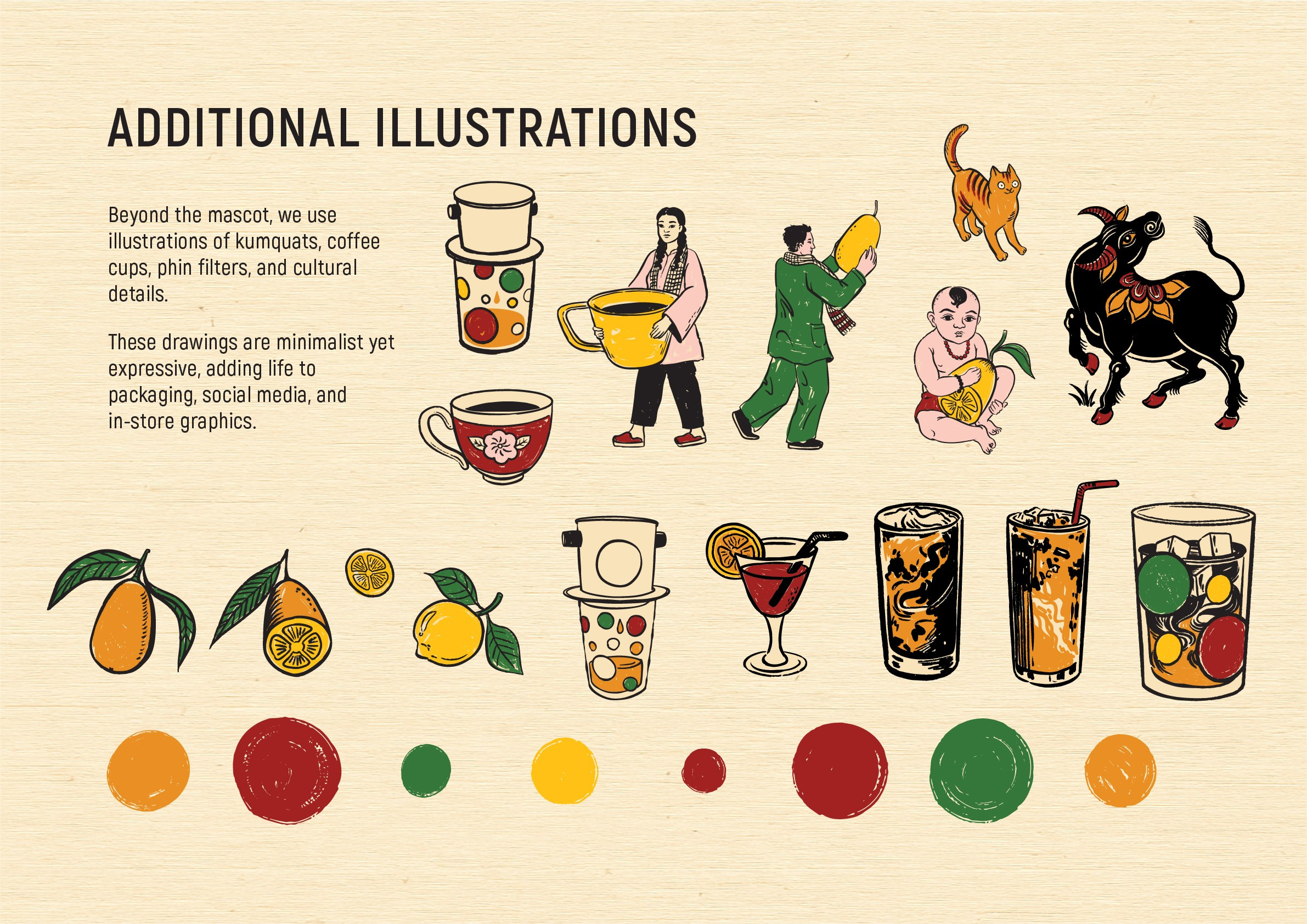 TAC coffee. Helen Reveur | Illustrator & Brand Designer | Ready-Made & Custom Illustrations