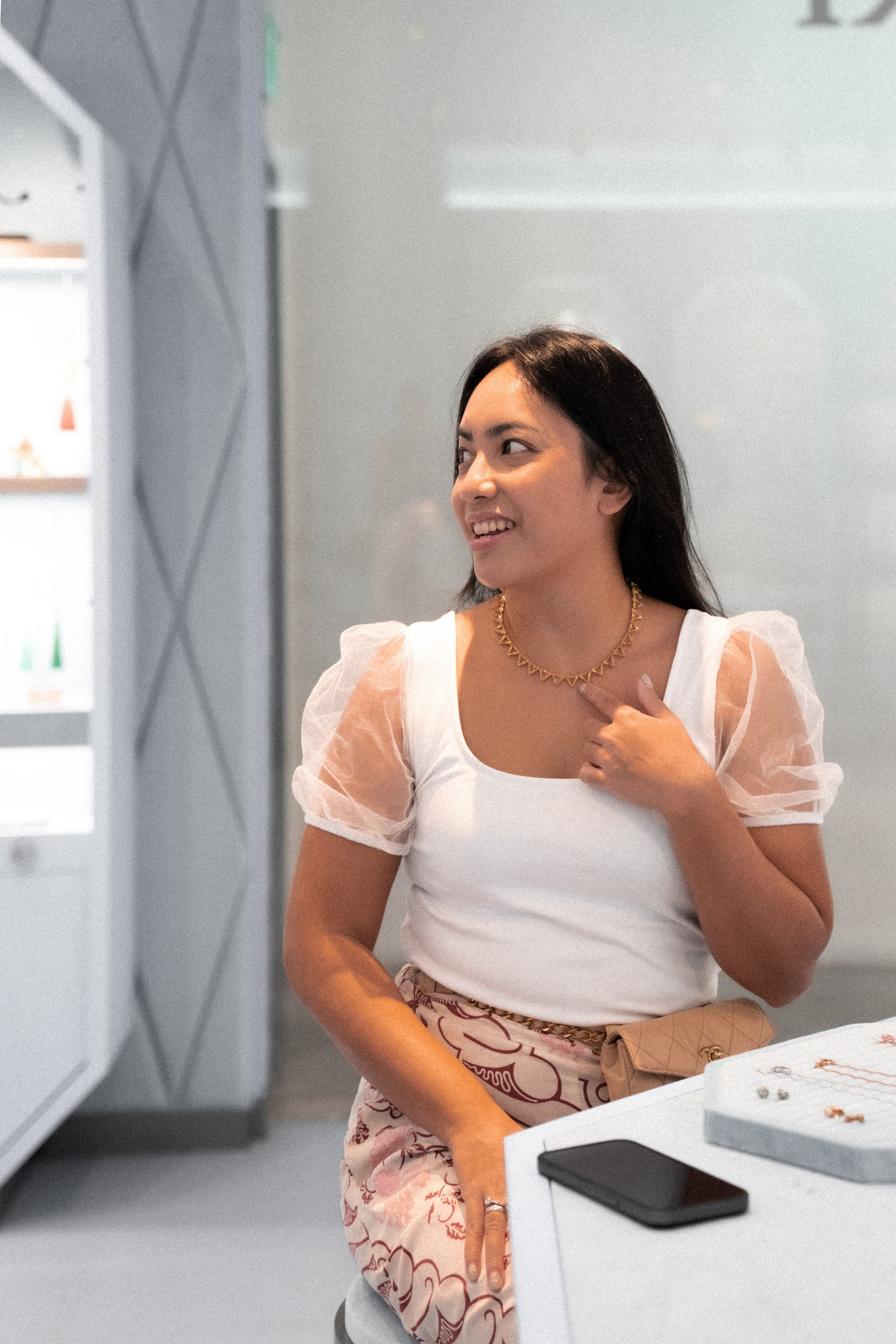 Swarovski event. Dasha in Singapore