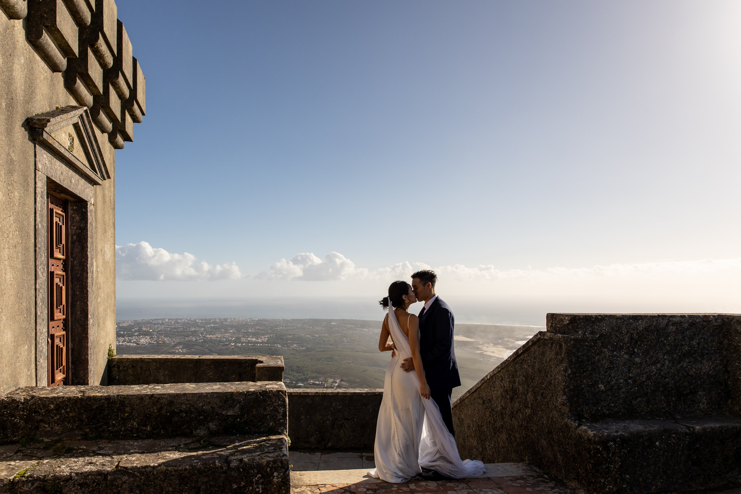 Sintra Elopement at Cabo da Roca Cliffs | Portugal. Lisbon Wedding Photographer | Timeless Documentary Wedding Photography
