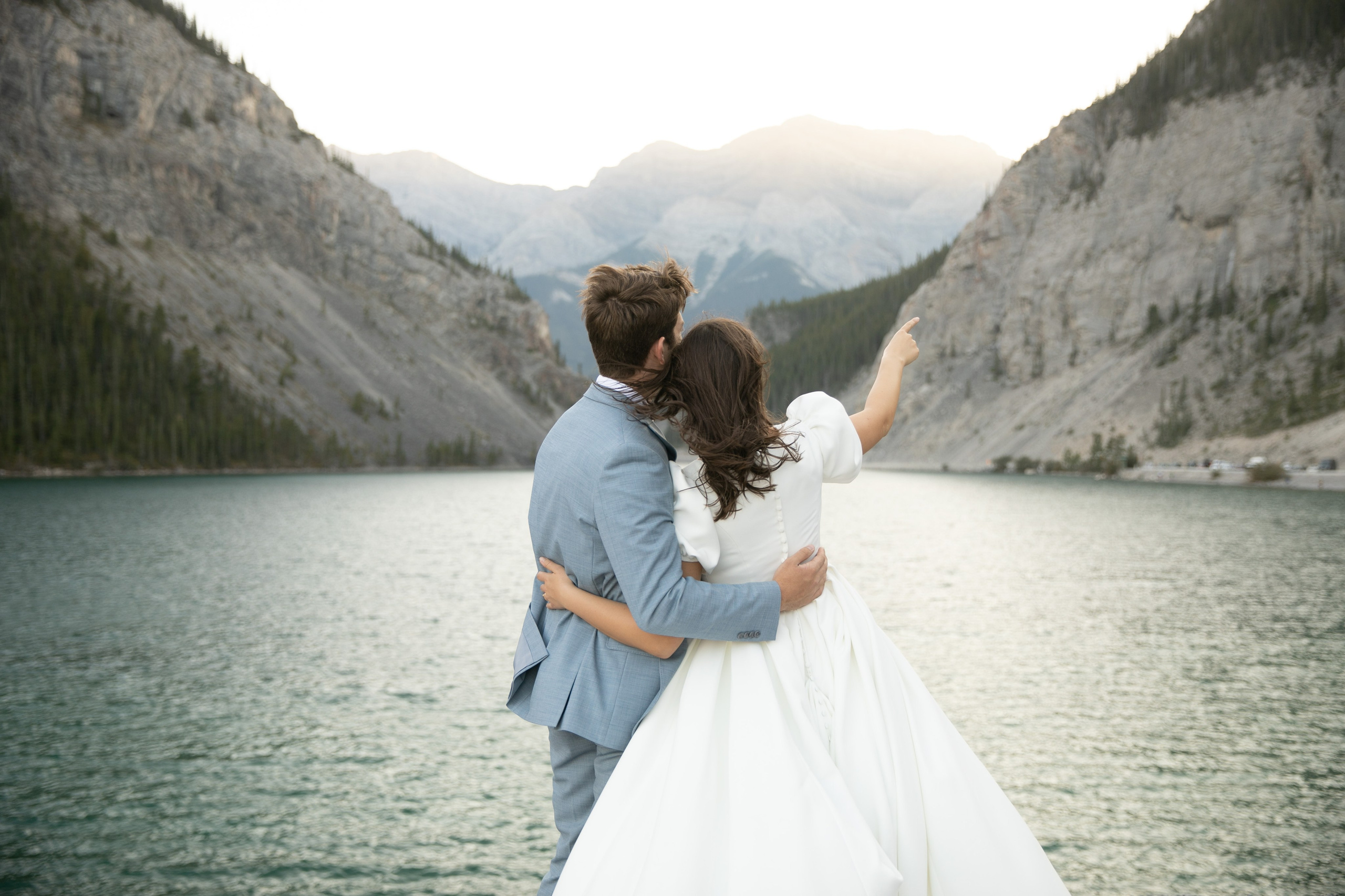 Charity and Josh Wedding — Canmore. Fotografía accesible en Calgary