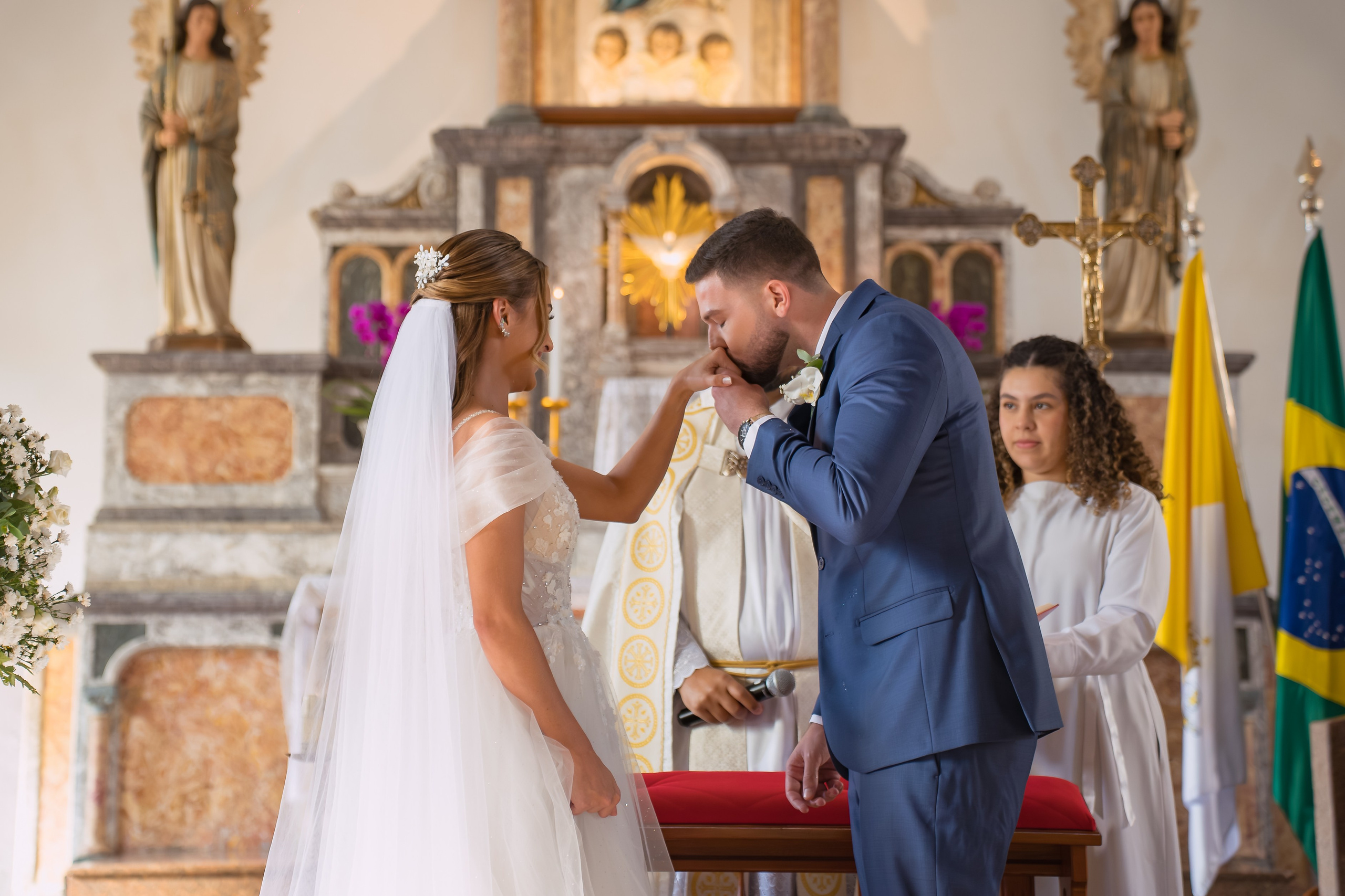 História de Aline & Gabriel. O Casal Dos Noivos