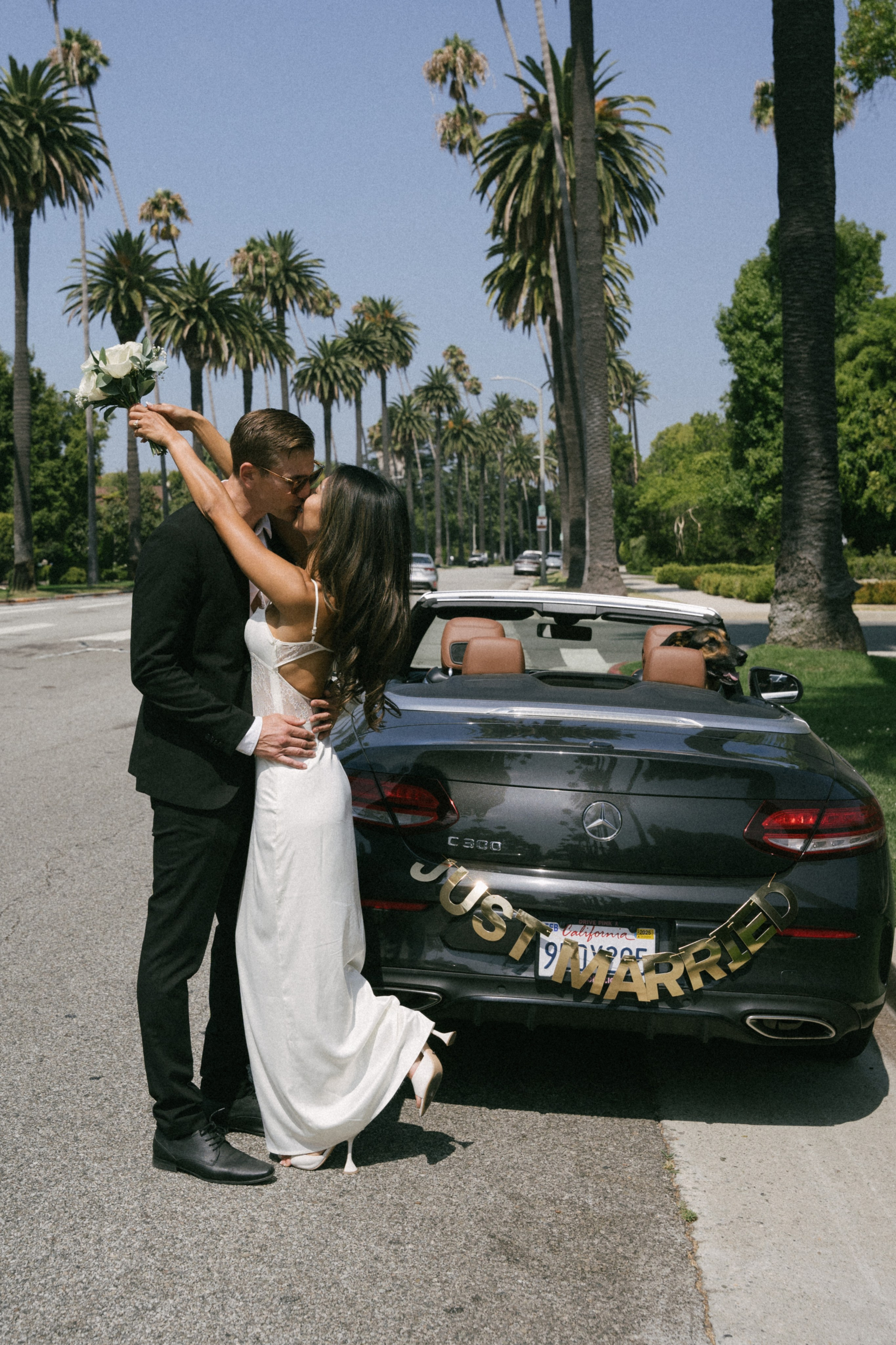 Jamie & Gareth. Beverly Hill Courthouse Wedding. Santa Monica based photographer Kristina Vasilenko
