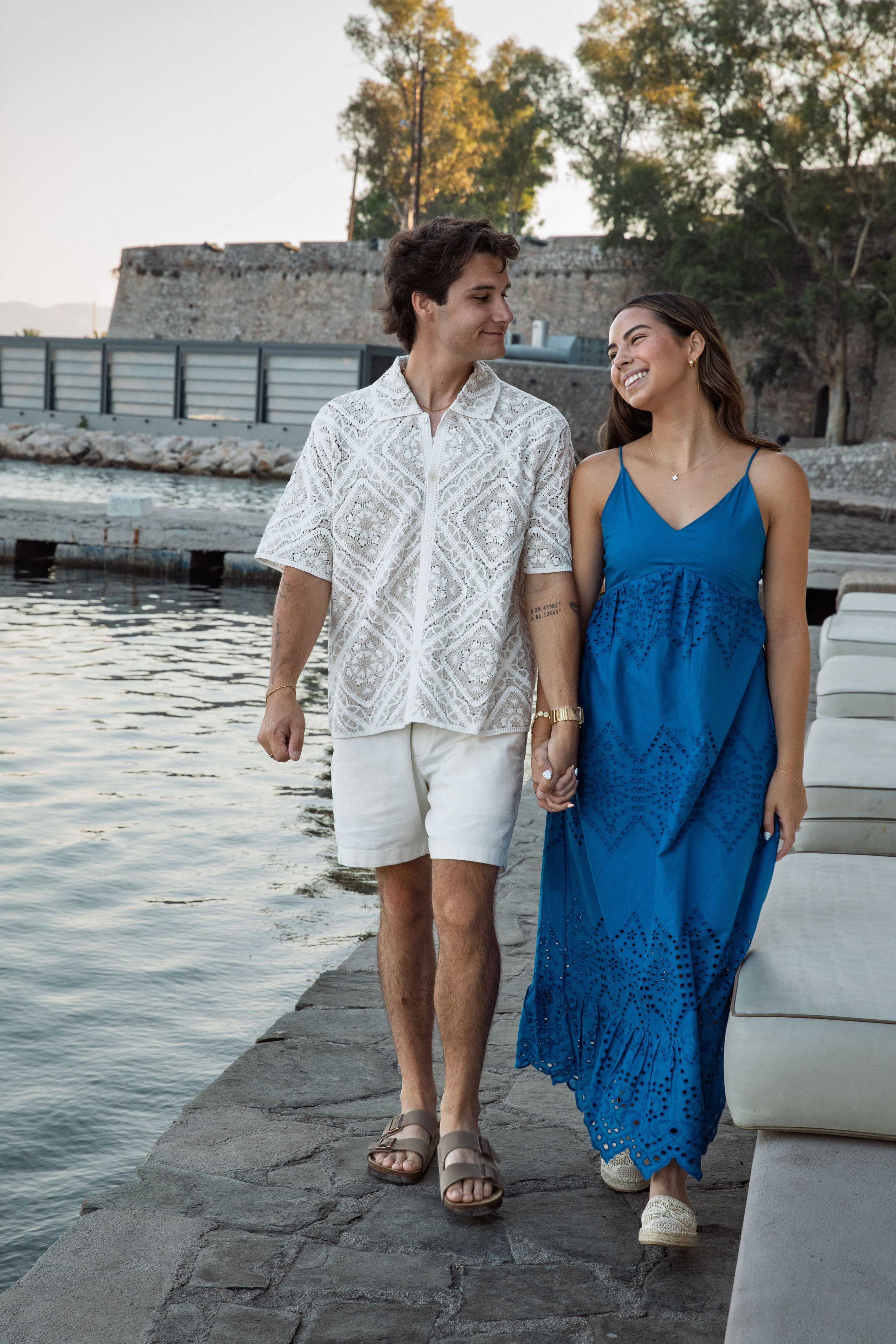 Evan & Sofia (USA). Photographer Anya Khasapi. Nafplio, Greece