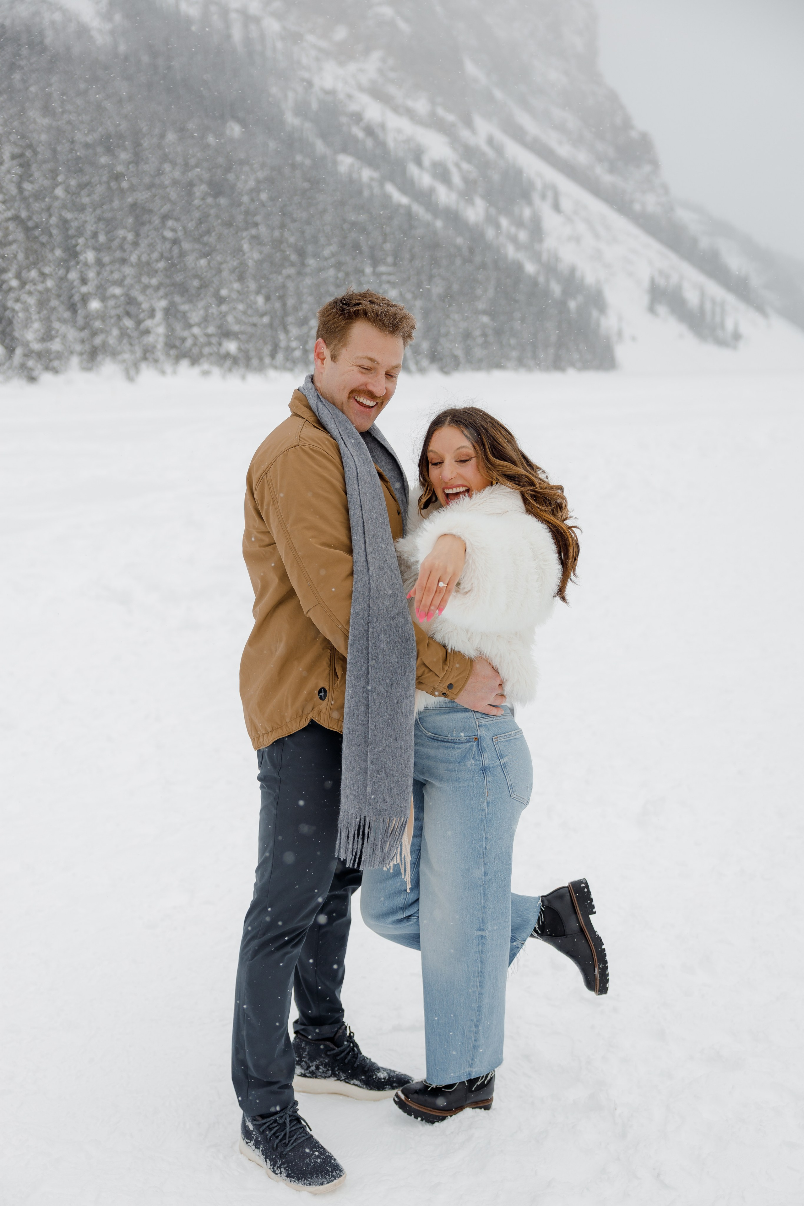 Lake Louise engagement session. Home