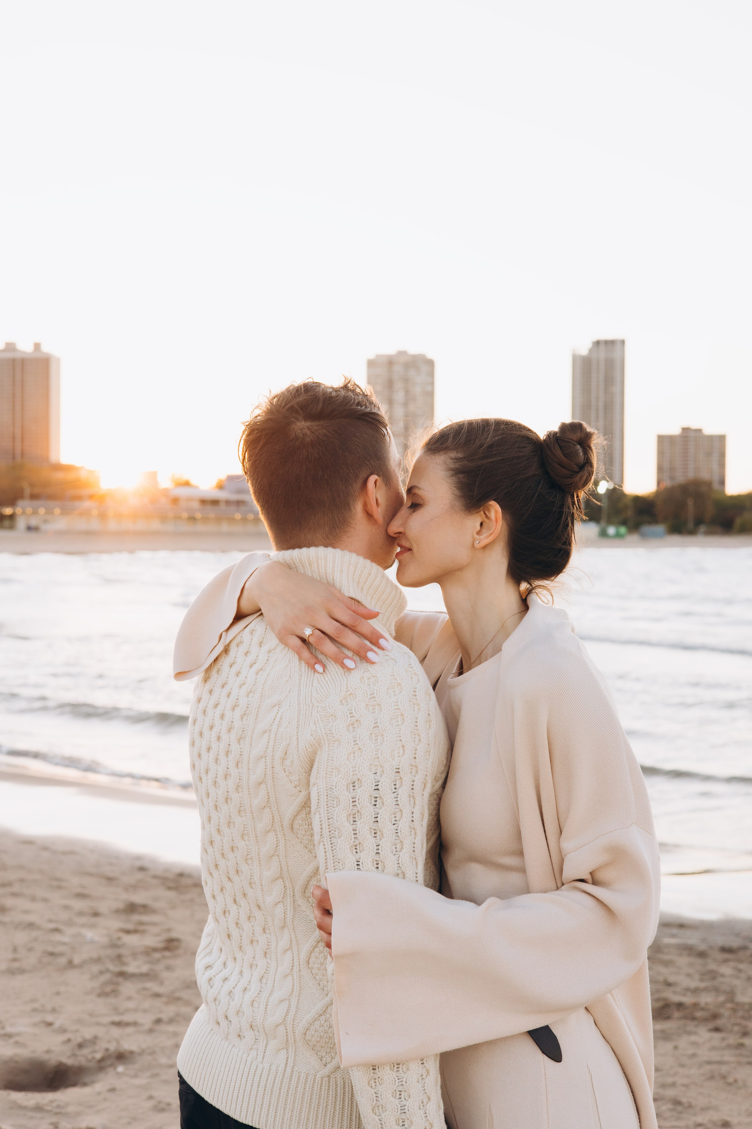 North Lake Shore Proposal — Chicago Photographer — Margarita Stepanenko