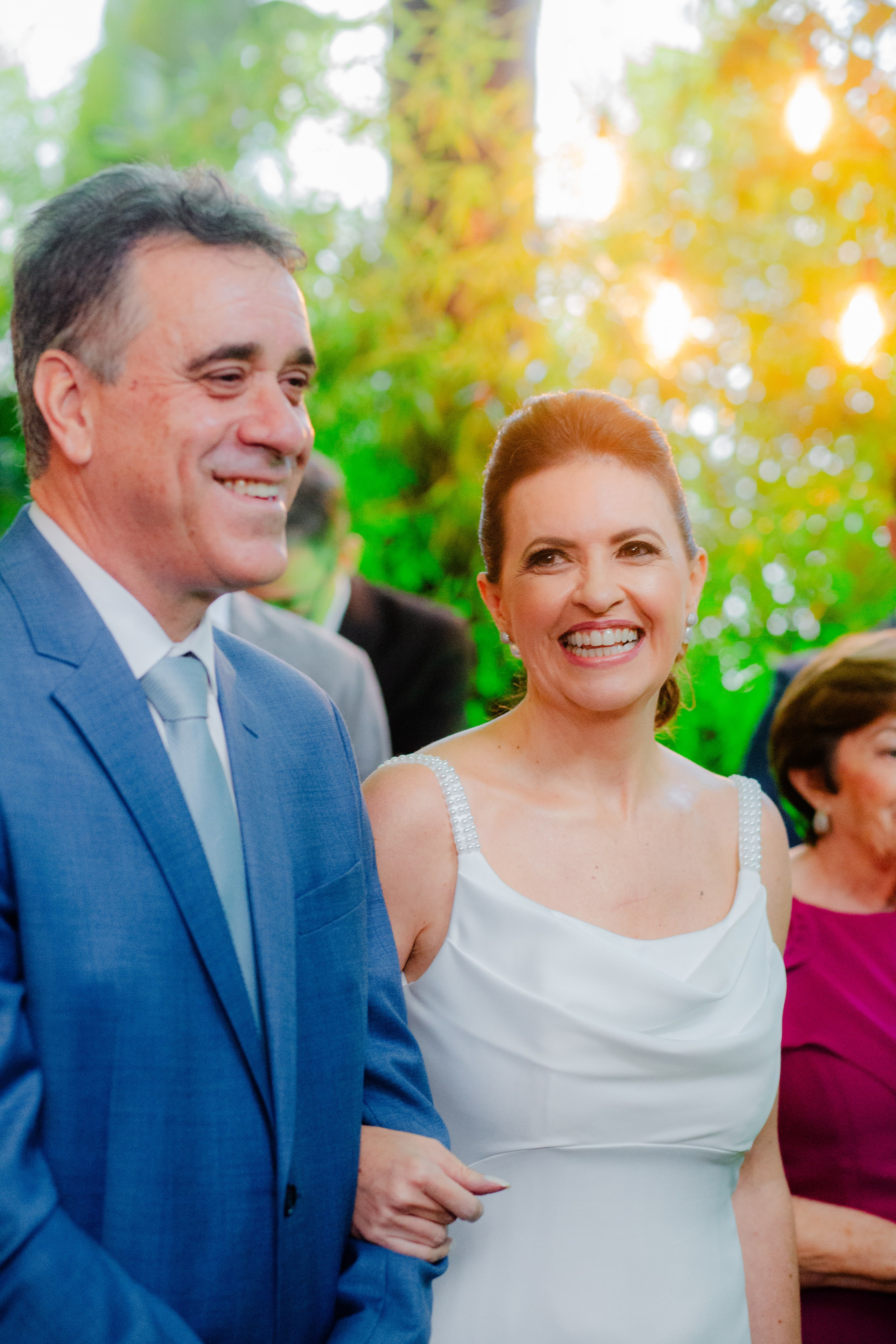 Renovação de votos de um casal que aproveitou até ao último minuto
