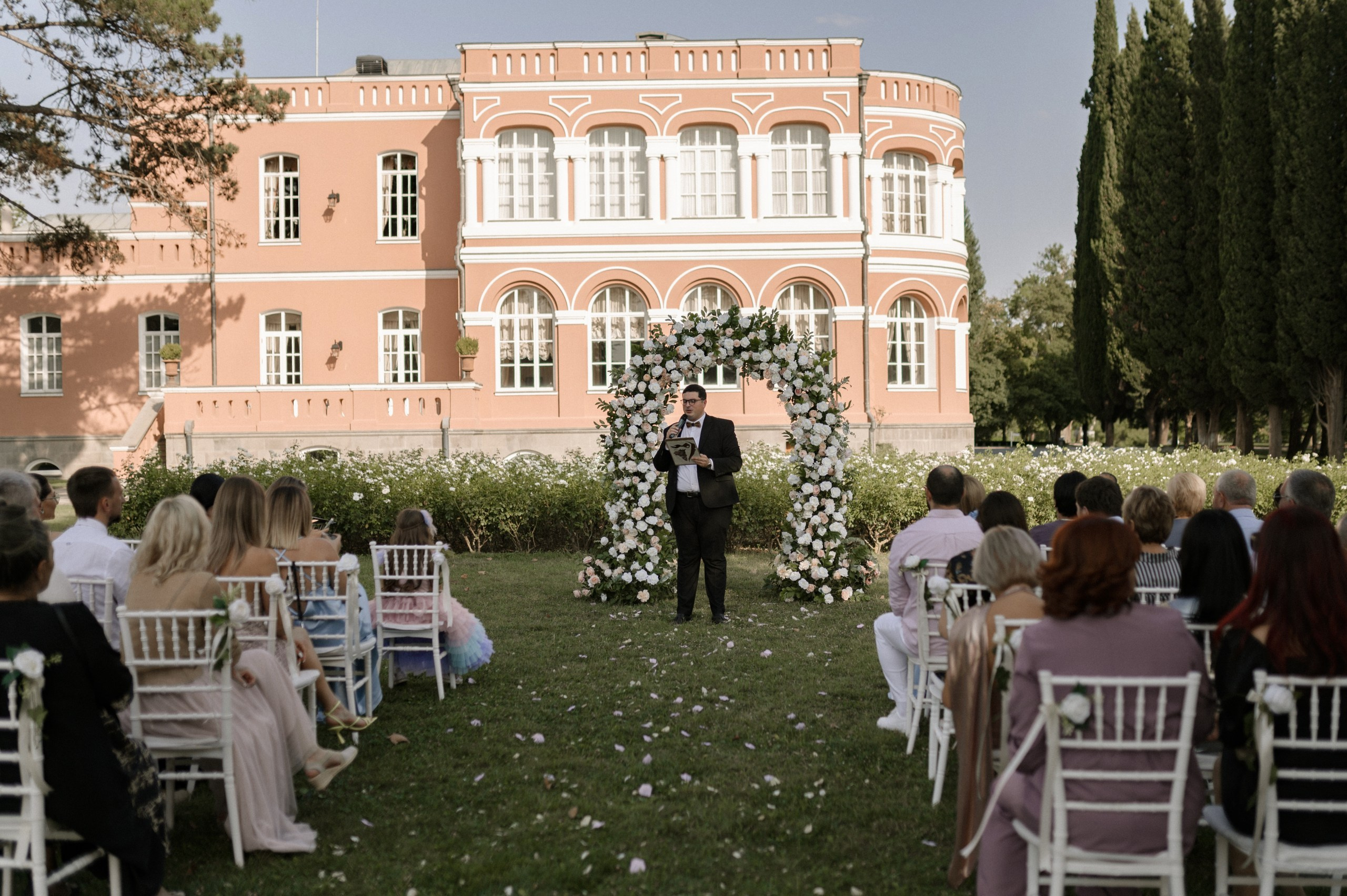 Wedding at Chateau Mukhrani L’Orangerie. Art Event Studio — Wedding in Georgia 💜