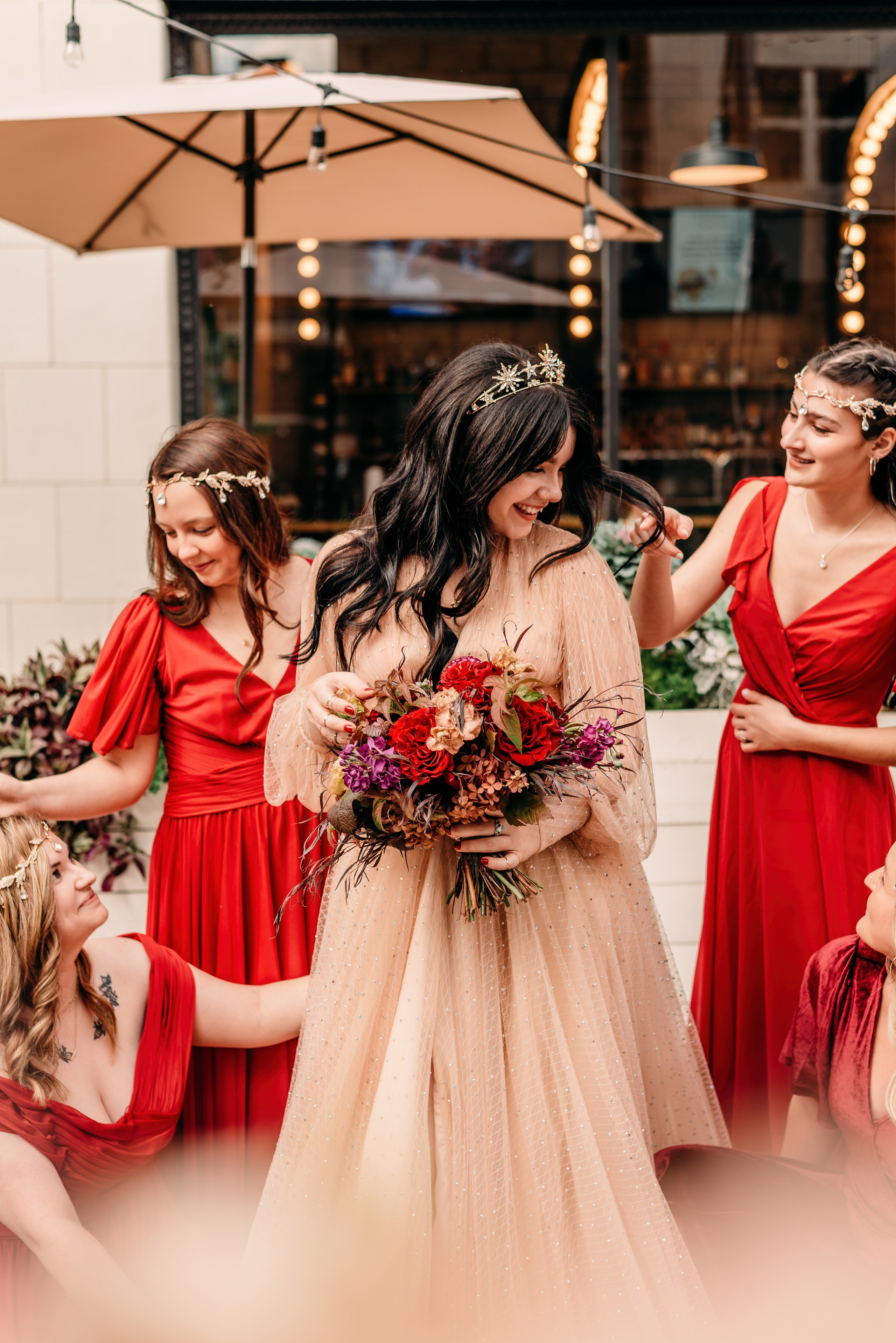 Bold & Dramatic Wedding at The Paper Mill on The Landing | Fort Wayne Wedding Photographer. Alexandria Danielle Photography | Fort Wayne & Indianapolis Wedding Photographer