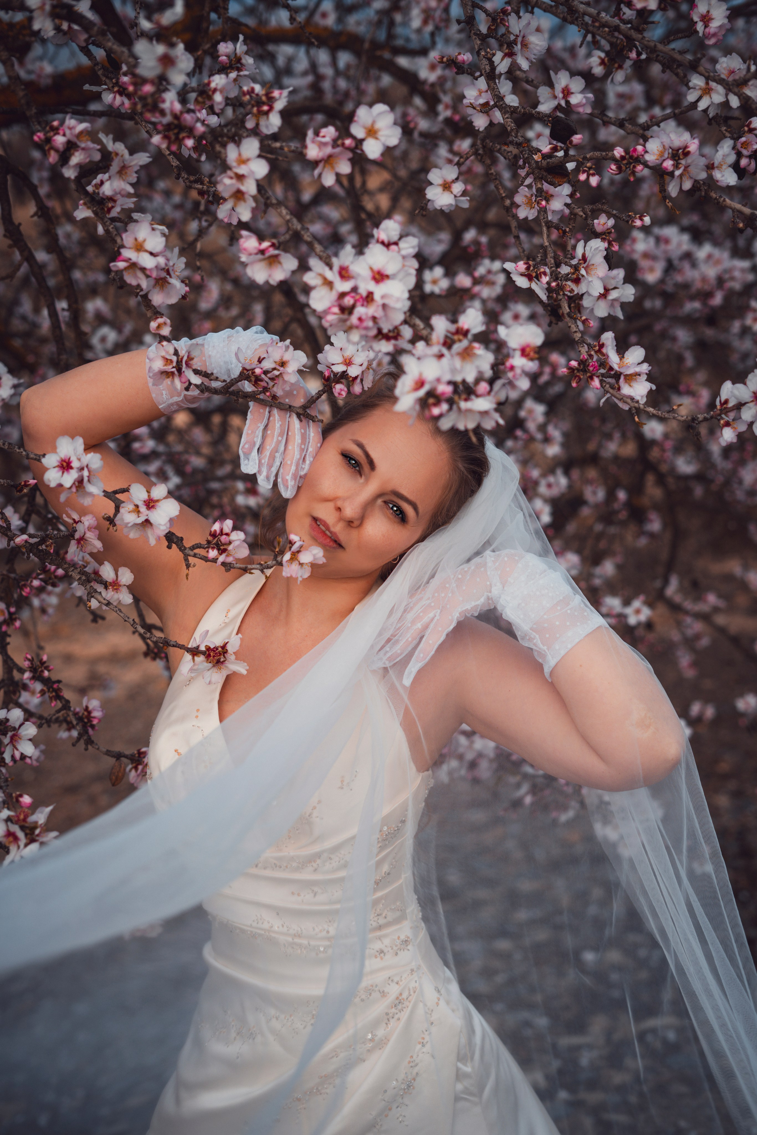 Свадебная прогулка в цветущем миндале. Анастасия Благова — Твой фотограф в Малаге 🇪🇸