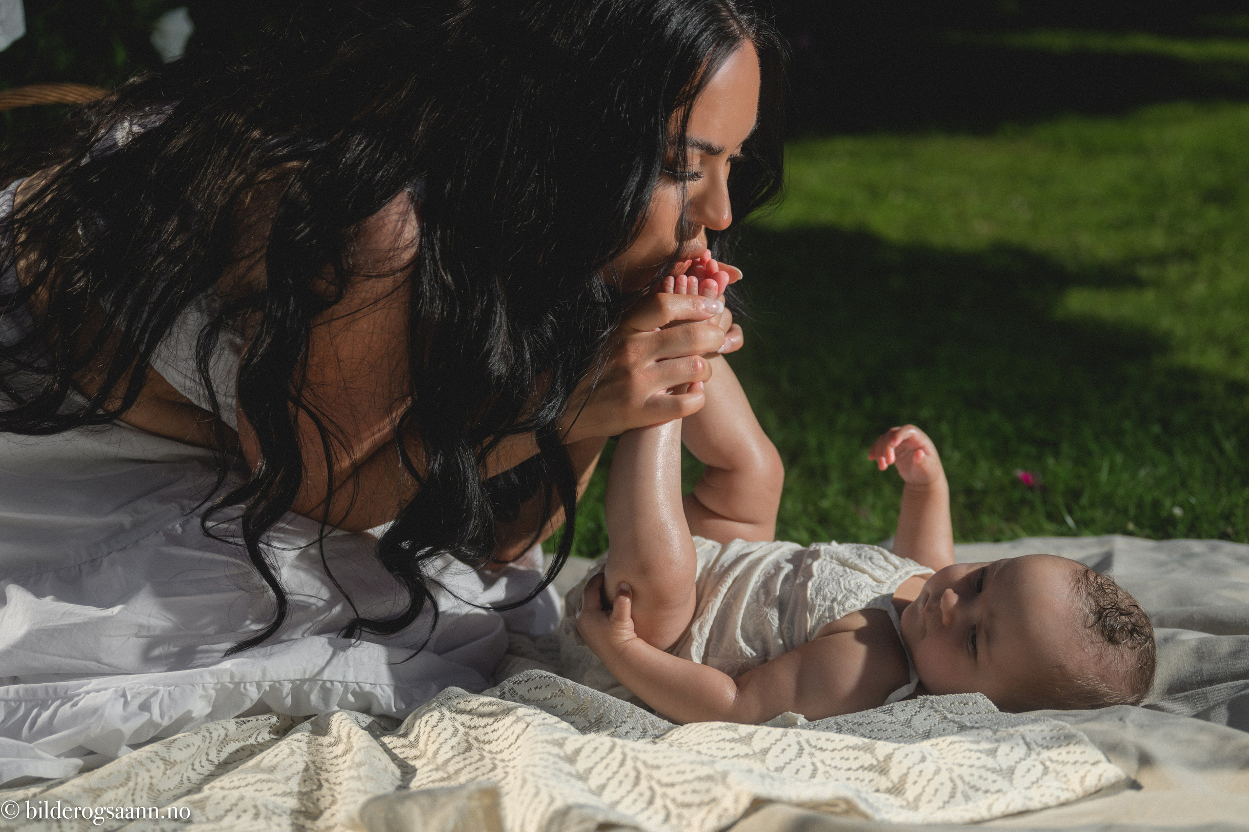 Datter og mor, nydelige minner som varer livet ut. 