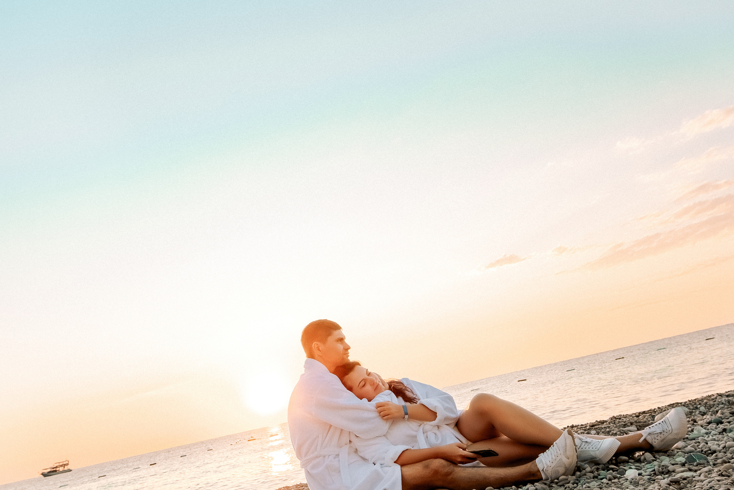 Кохання на світанку. Валерія Сичова. Сімейний та репортажний фотограф в Португаліі