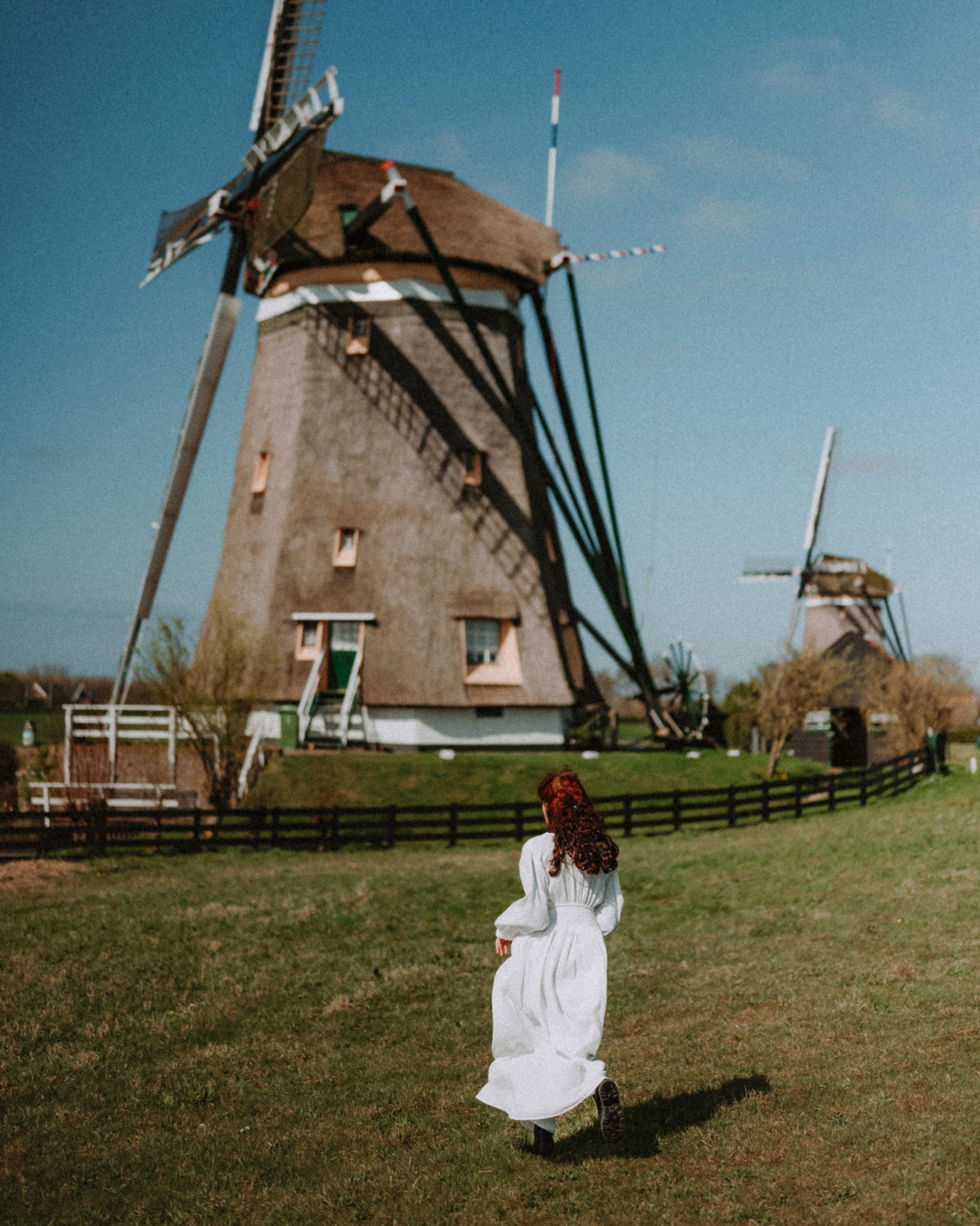 Outdoor Photoshoot with Windmills. Moth & Moss Photography