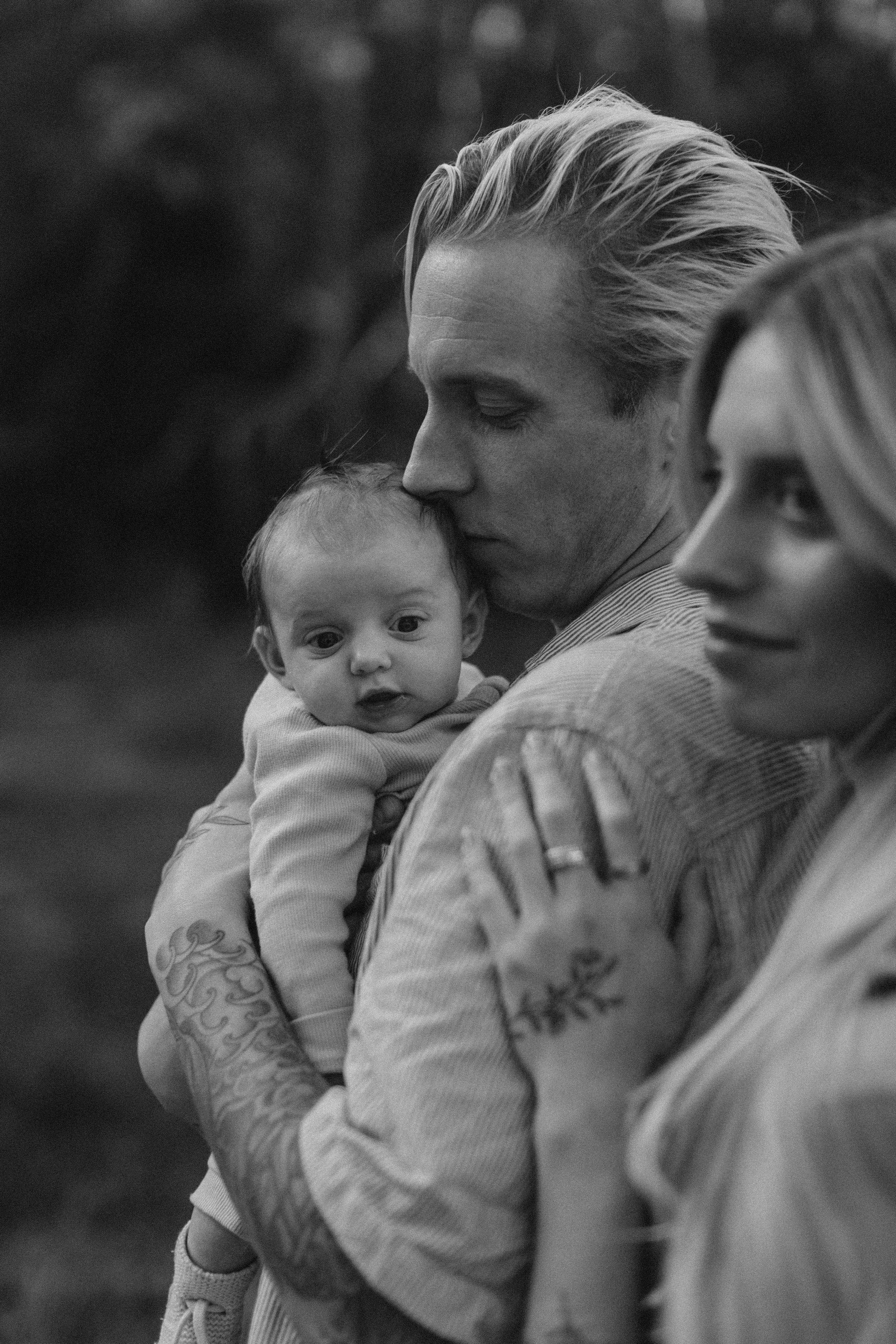 Family photoshoot in nature. True self