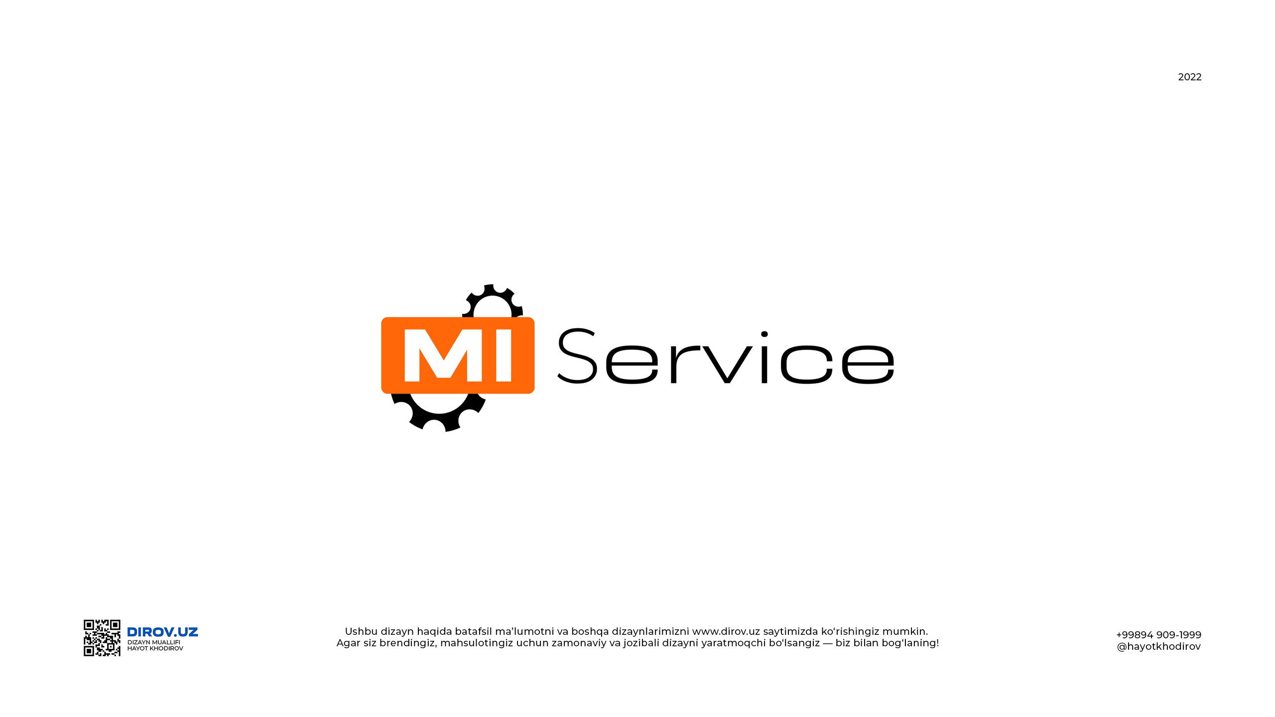 Mi Service  — Logotip. Dirov — Hayot Khodirov