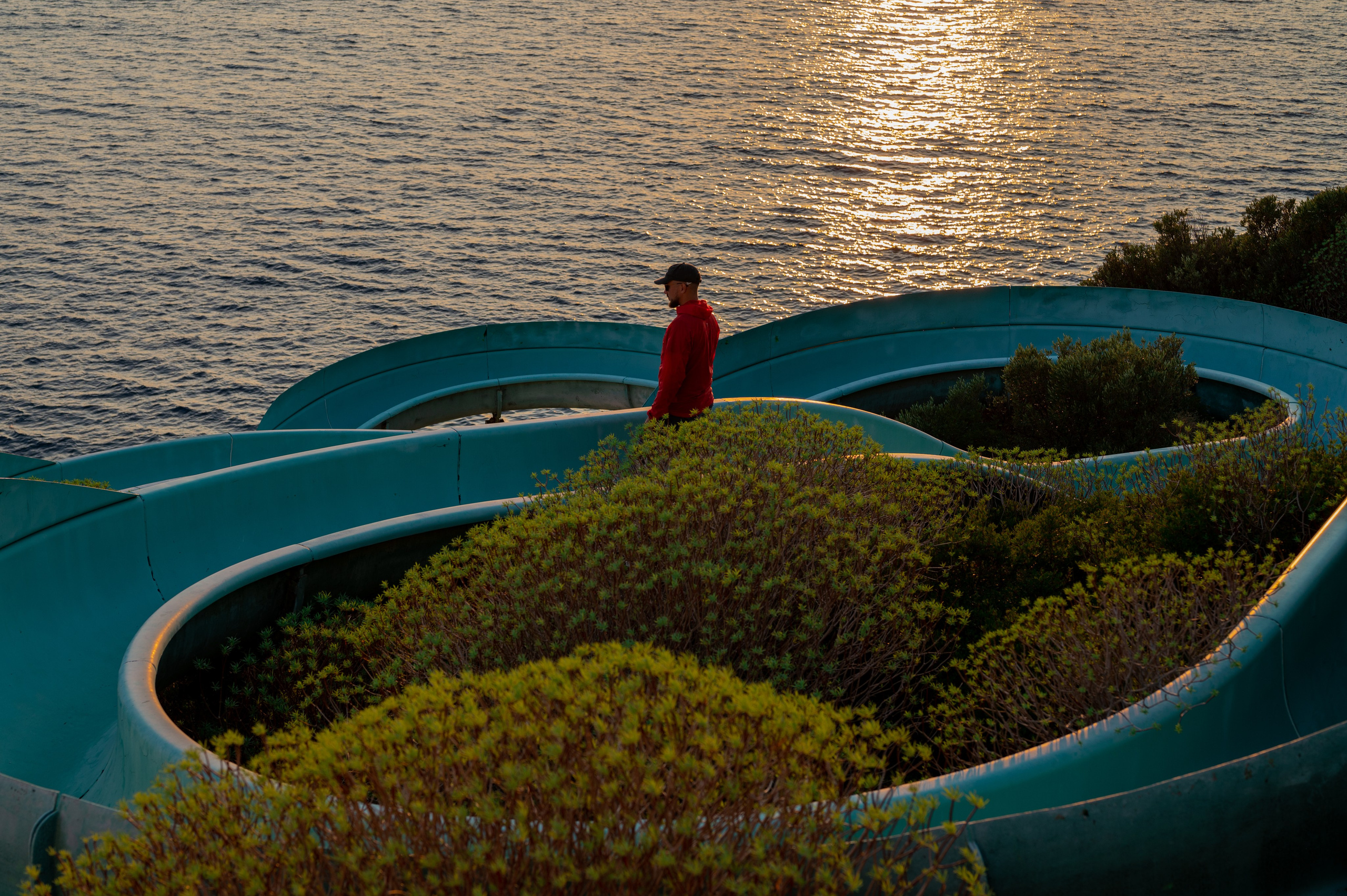 Dima — Kaş and the old water park. Photographer Yulia Lushnikova, Based in Valencia