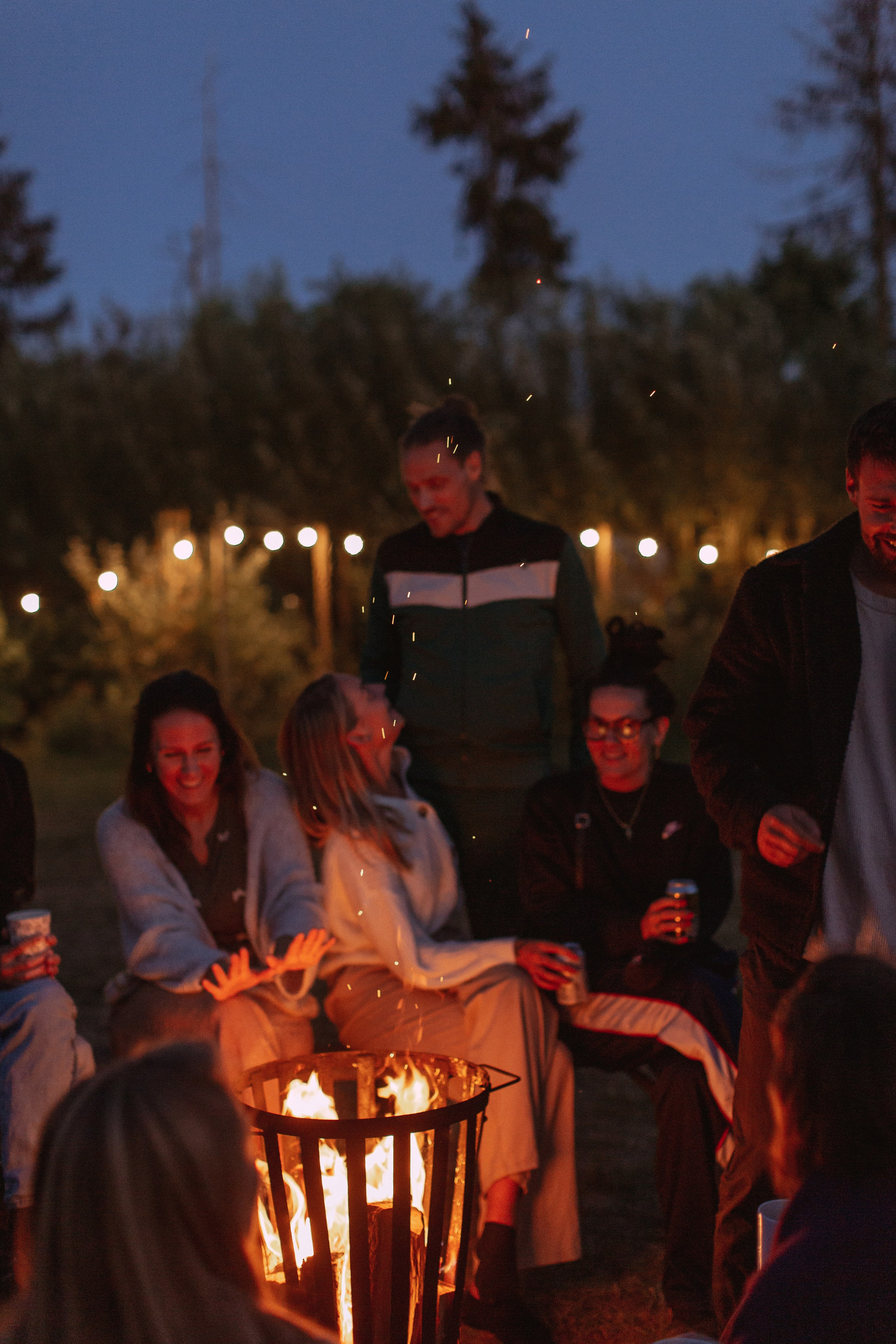 Reportage in camping. True self