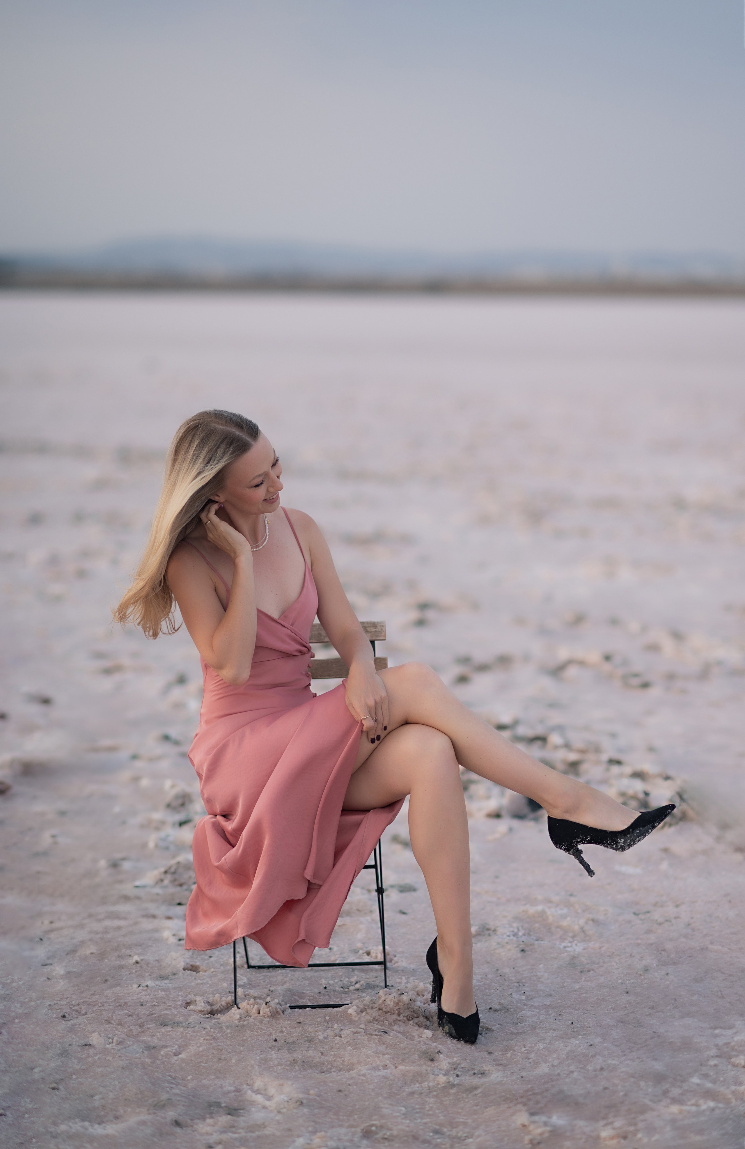 На Соленом озере. Фотограф на Кипре