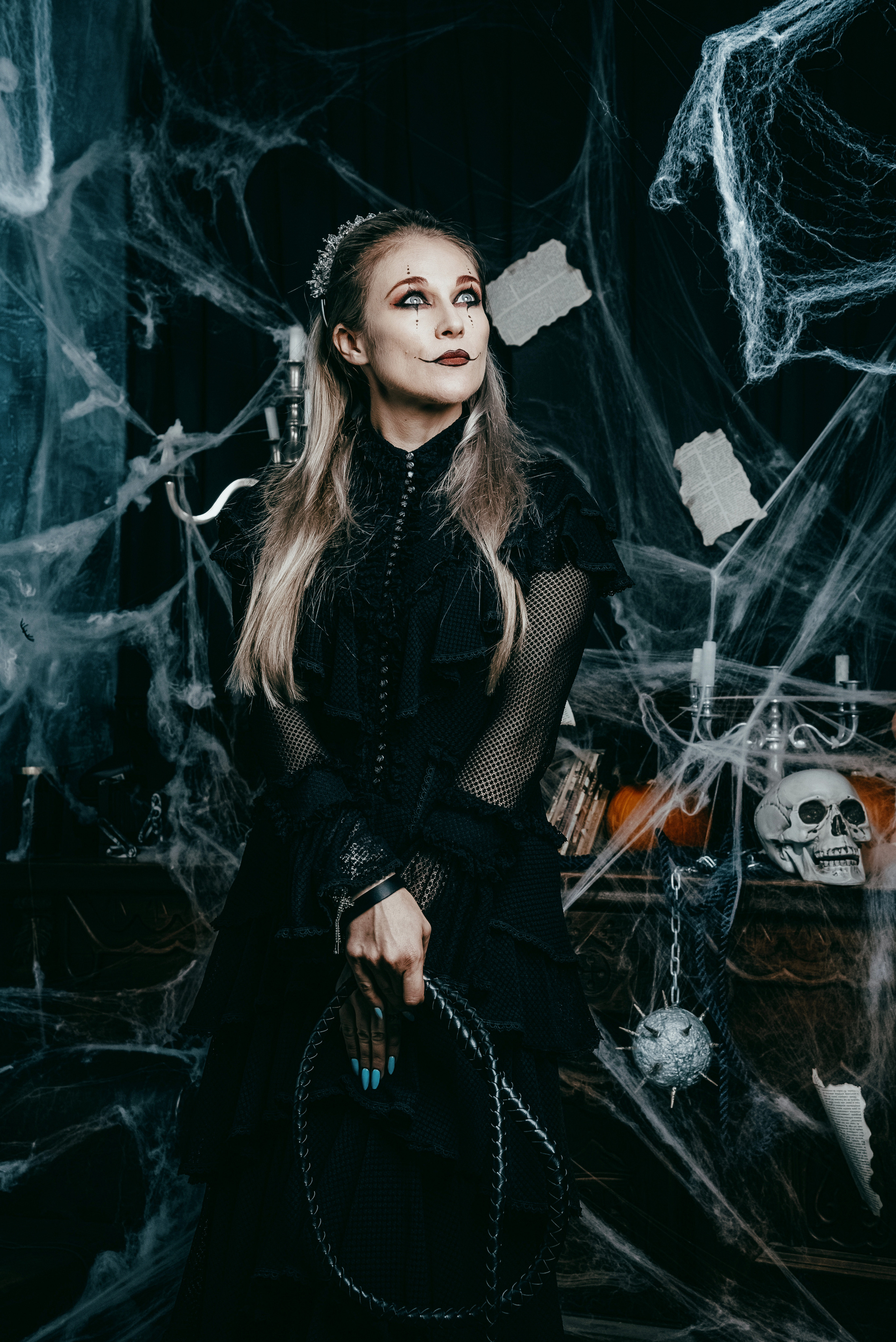 Halloween themed studio photo shoot 