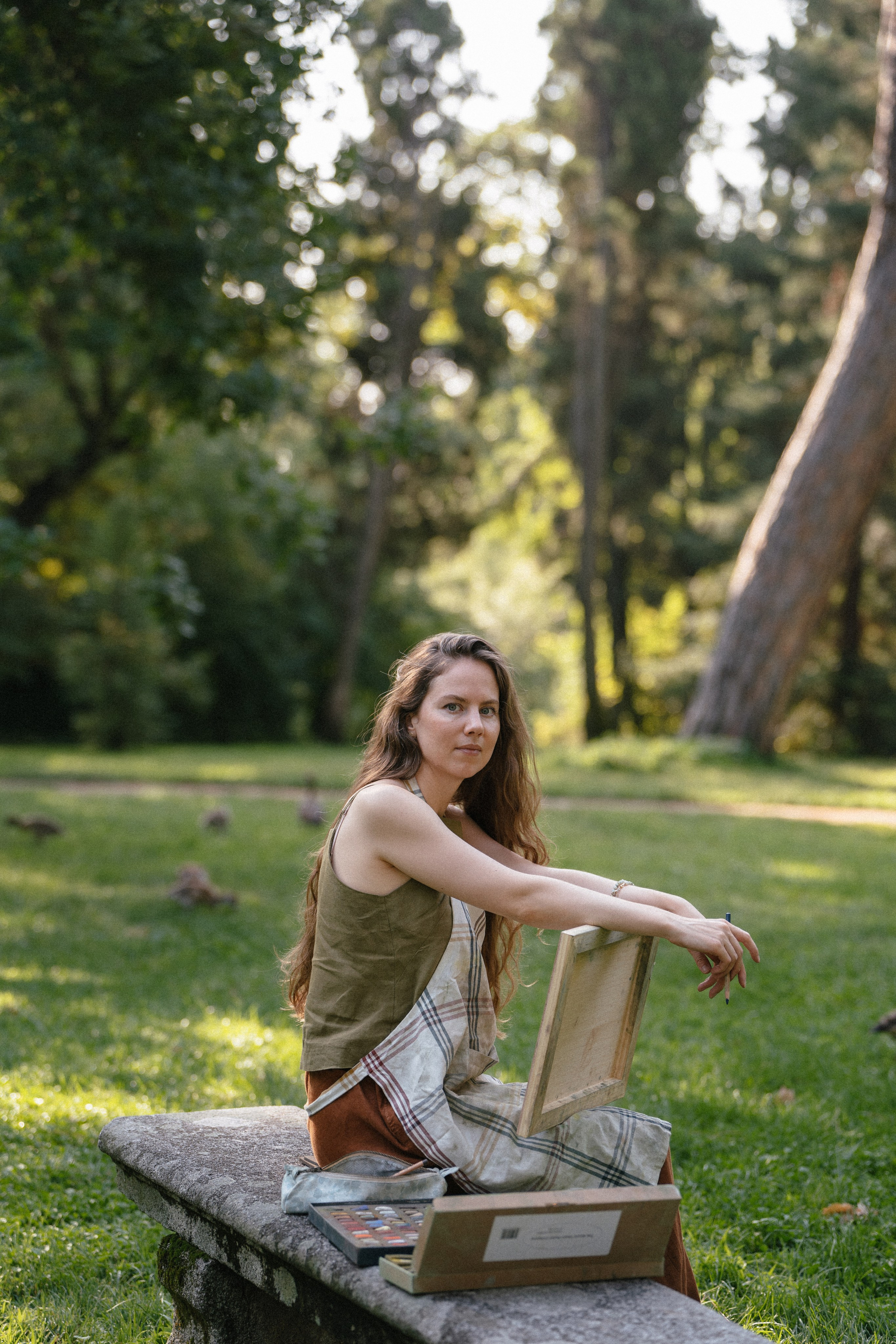 Portraits for the painter photographer Madrid. Photographer in Madrid, Spain. Alyona Belyaninova