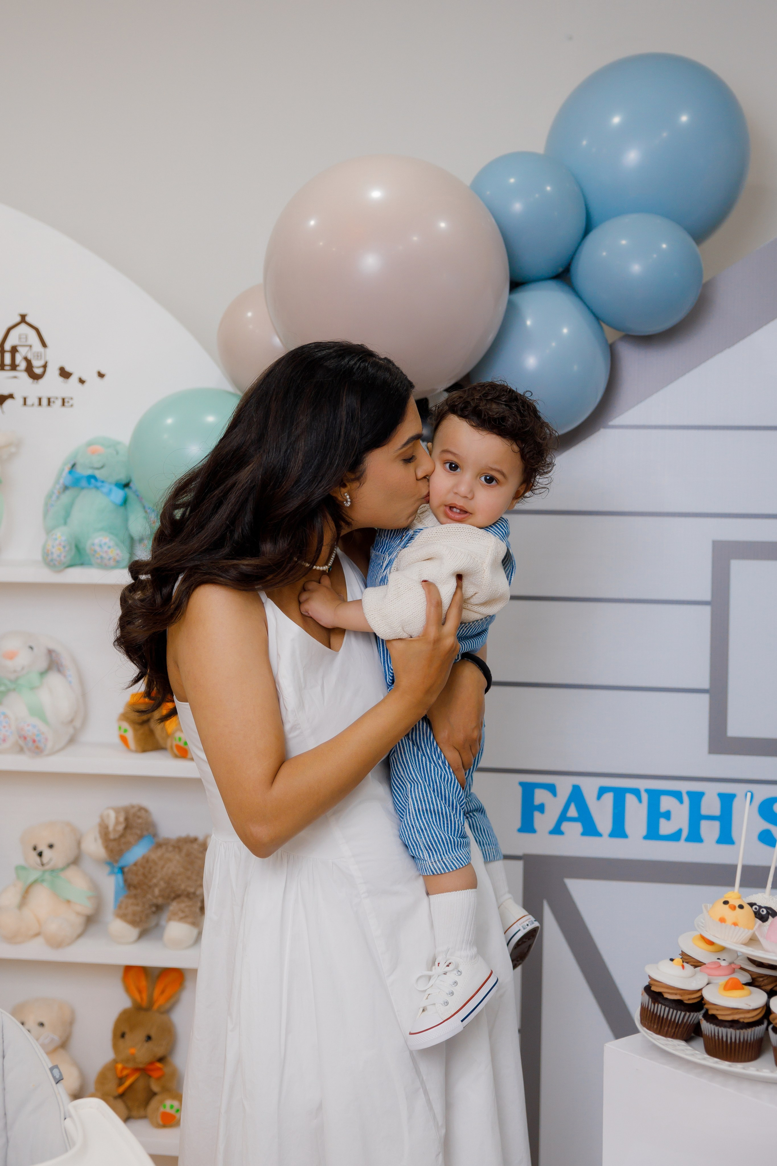 Fateh’s 1st birthday. Home