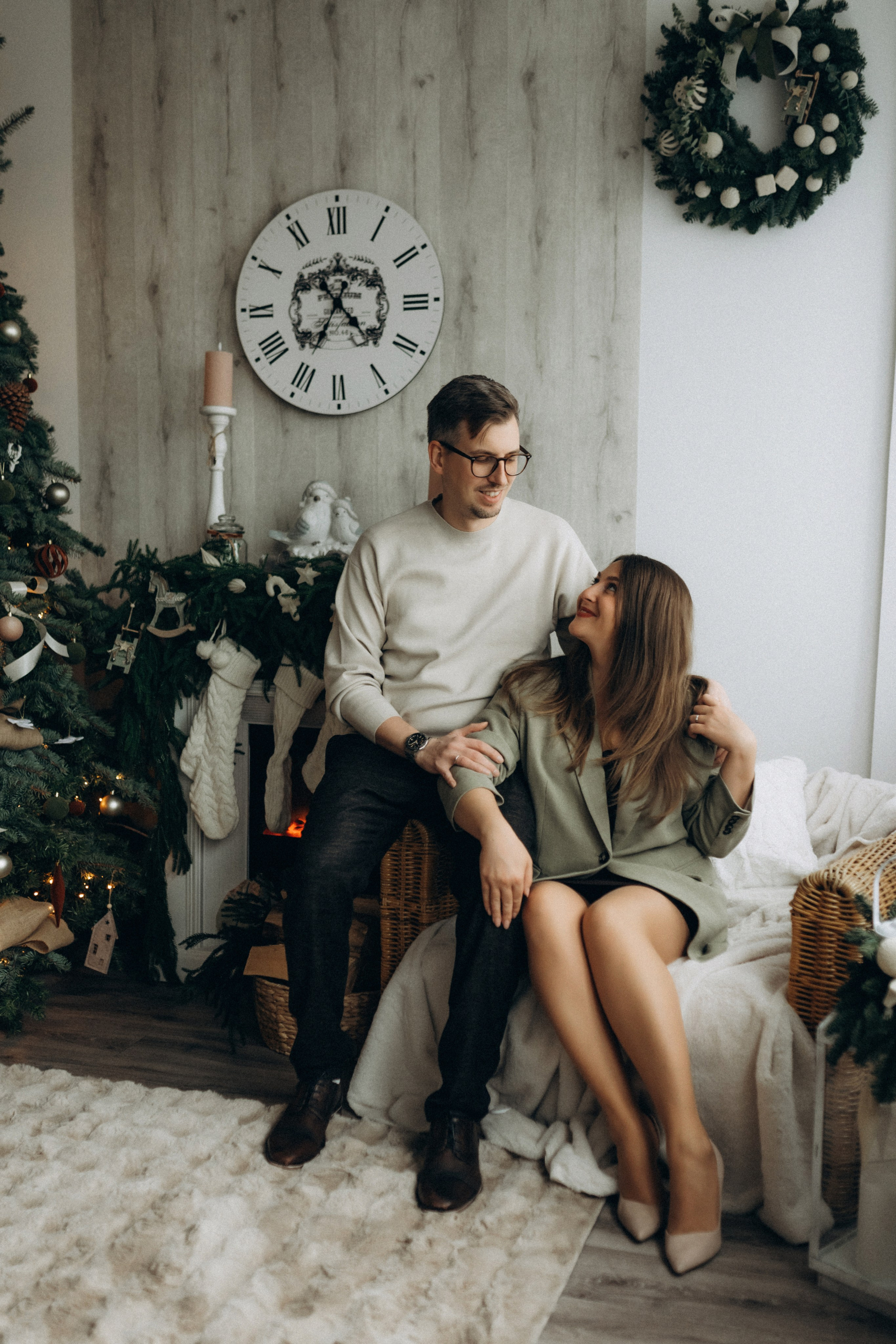 Together at Christmas. Семейный фотограф Лейпциг, Германия