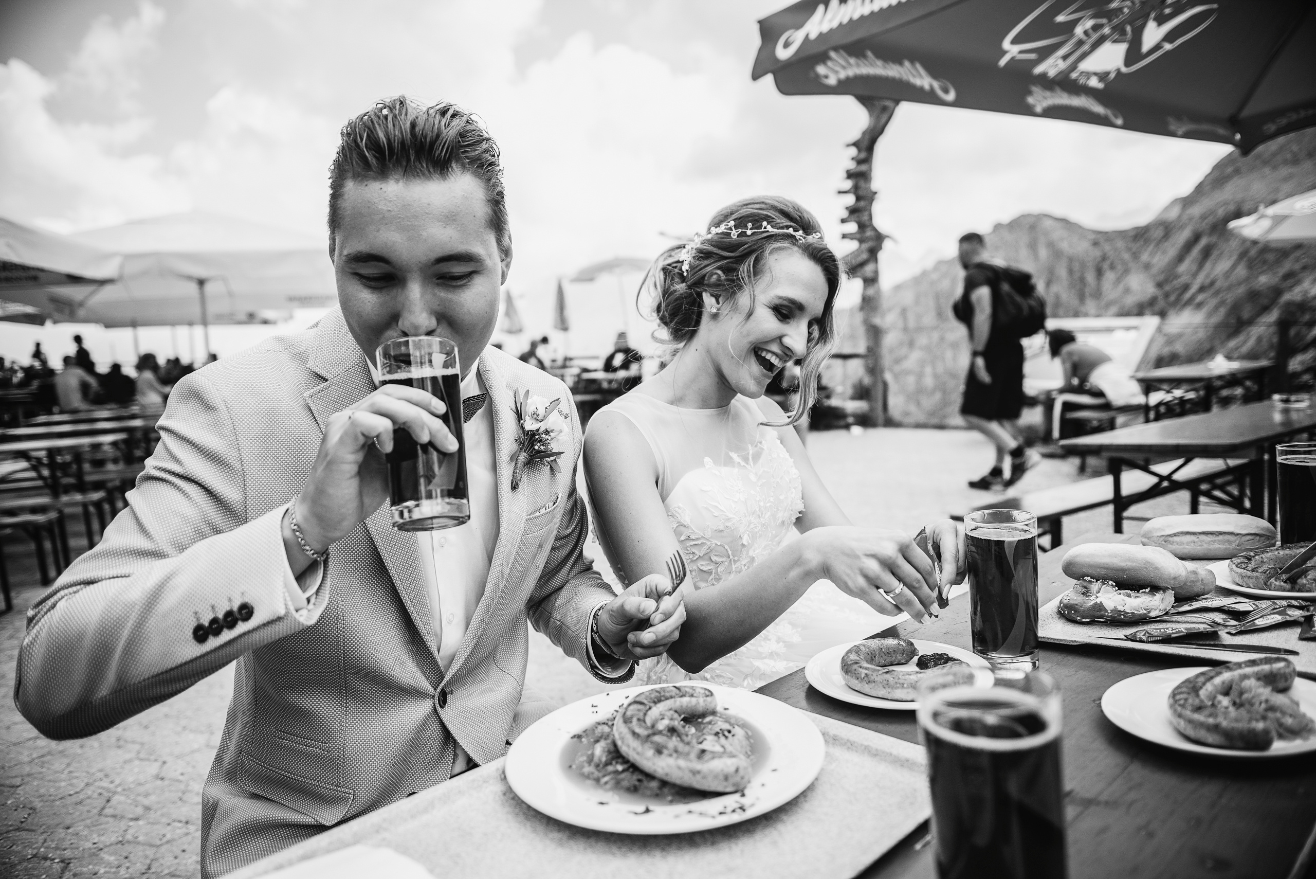 Hochzeit in den Bergen. Hochzeitsfotograf München - Olga Boyko Hochzeitsreportage