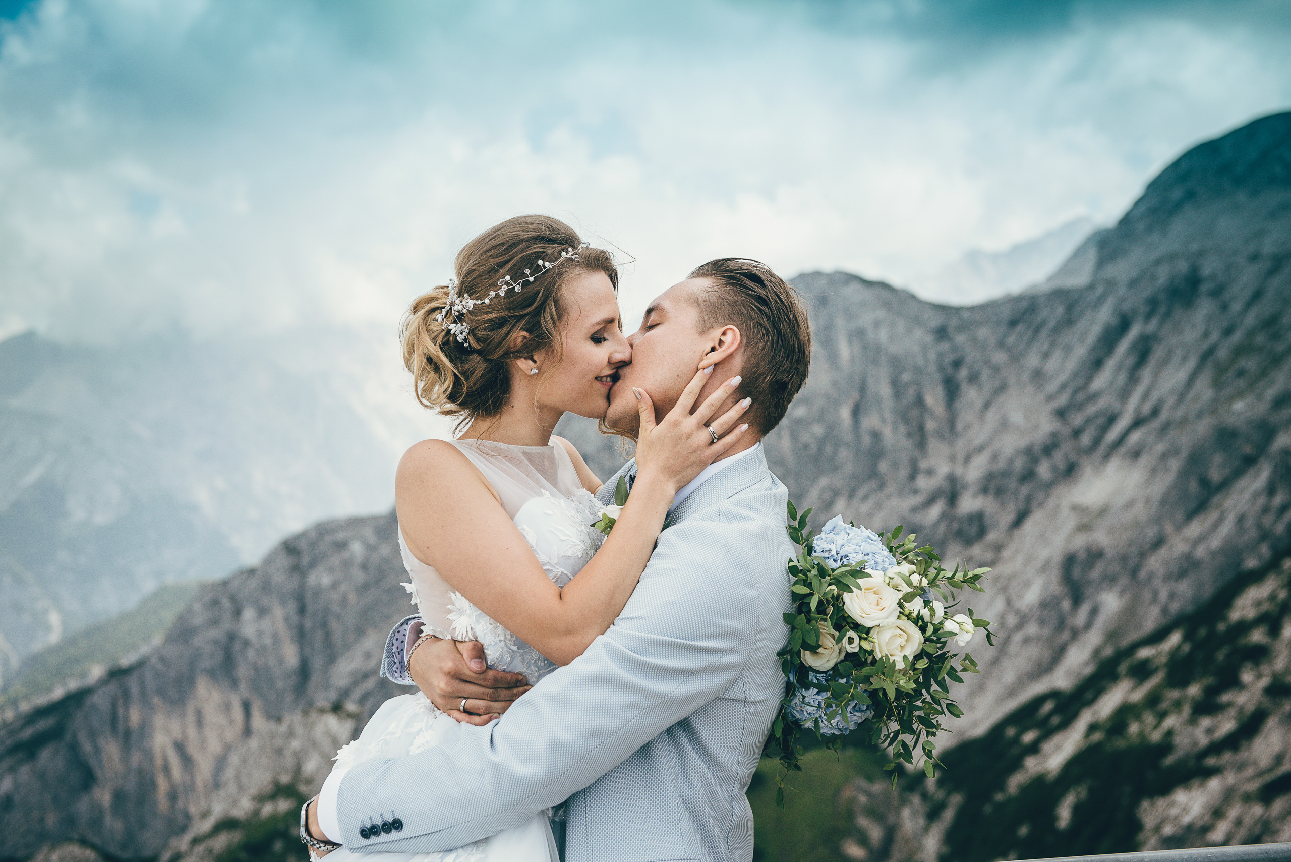 Hochzeit in den Bergen. Hochzeitsfotograf München - Olga Boyko Hochzeitsreportage
