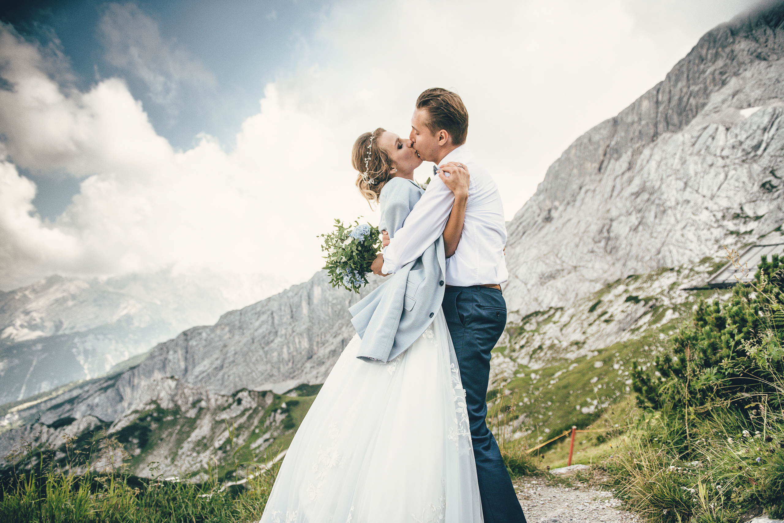 Hochzeit in den Bergen. Hochzeitsfotograf München - Olga Boyko Hochzeitsreportage