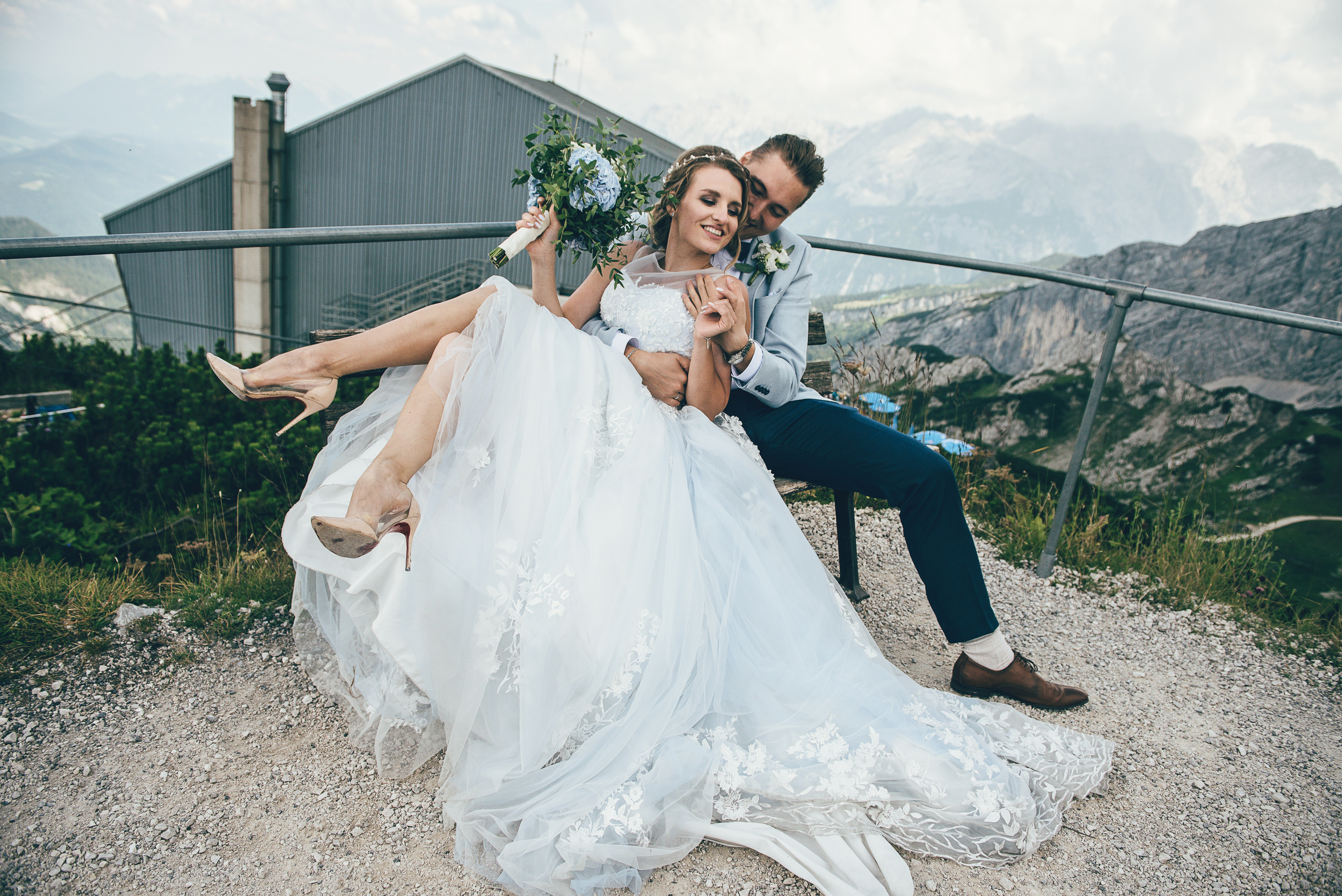 Hochzeit in den Bergen. Hochzeitsfotograf München - Olga Boyko Hochzeitsreportage