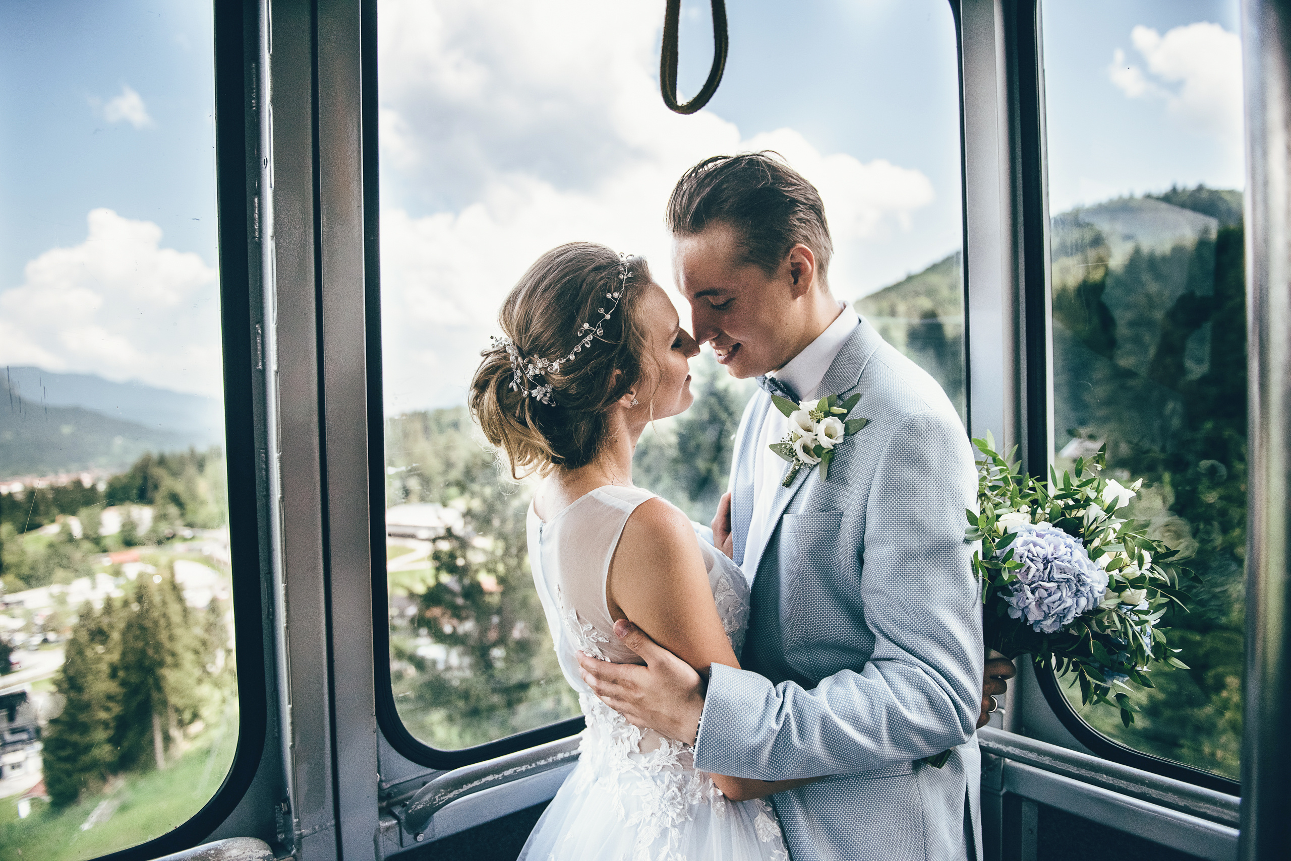 Hochzeit in den Bergen. Hochzeitsfotograf München - Olga Boyko Hochzeitsreportage