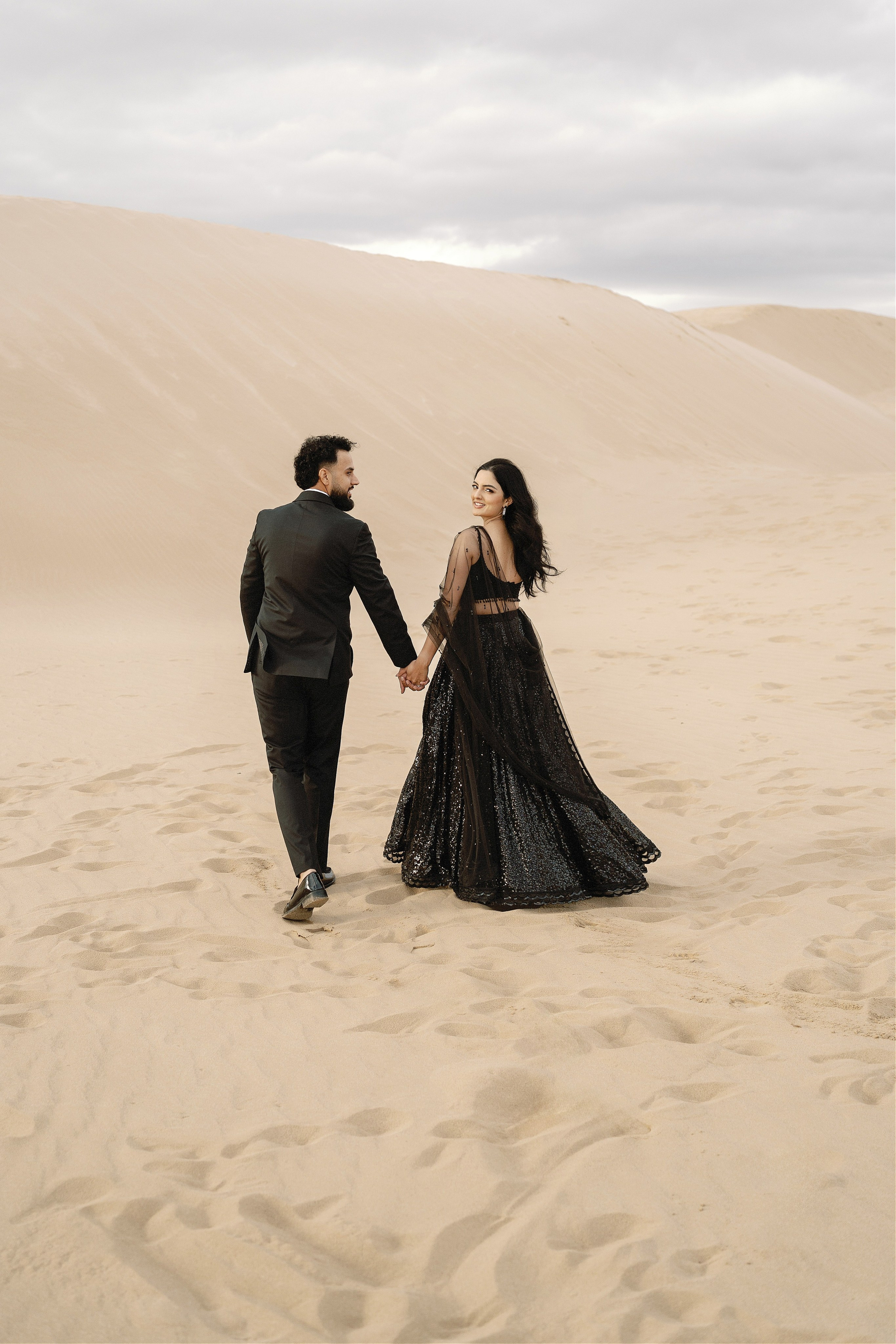 Elopement at Pismo Beach Sand Dunes, California. Wedding Photography & Videography Team in California, Los Angeles, San Francisco, San Diego and Travel