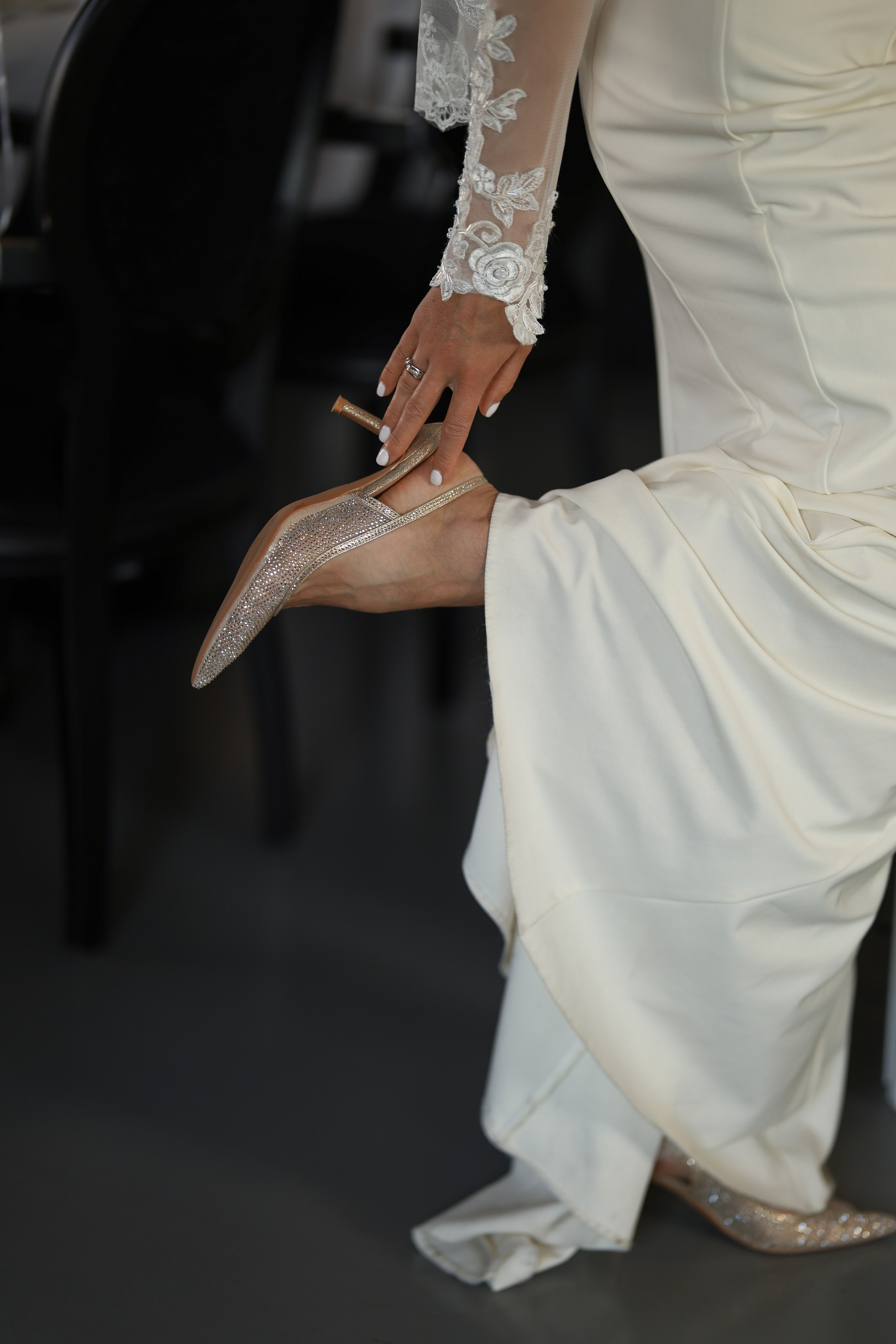 Hochzeitfotografie in Nürnberg - Detailfoto - Brautpumps