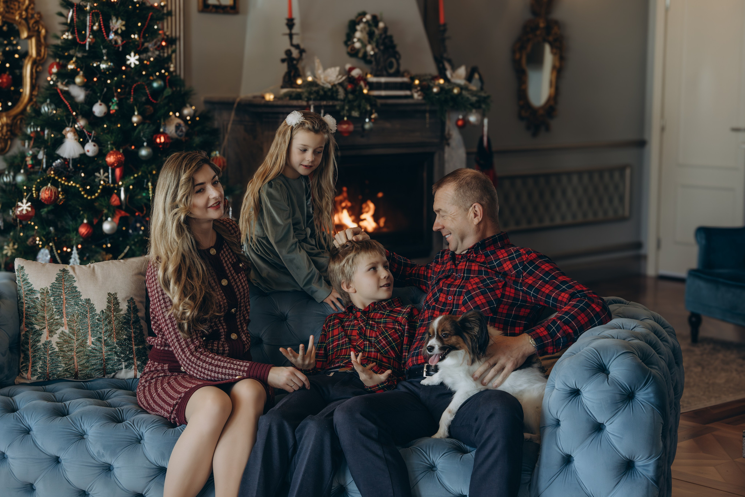 XMAS FAMILY SHOOTING. PHOTOGRAPHER IN ITALY