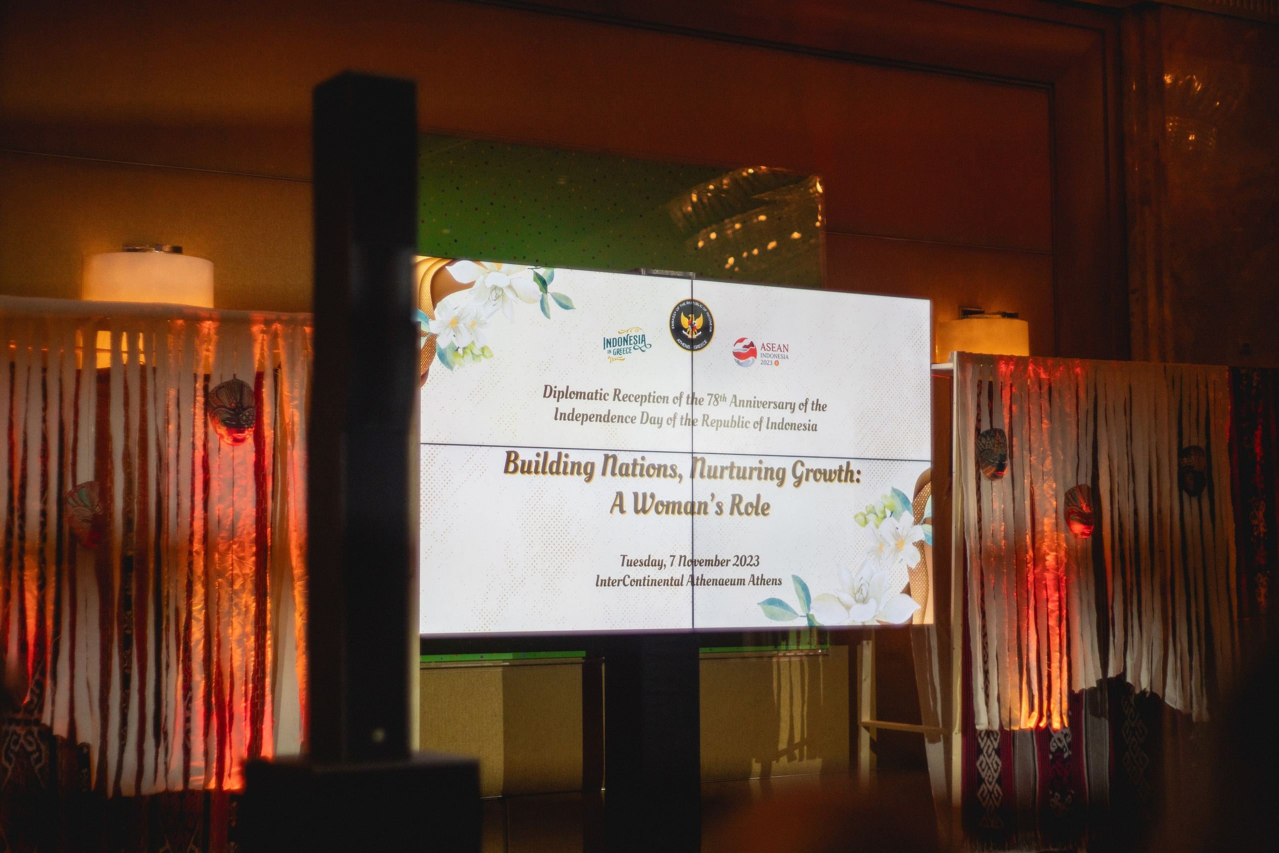 Diplomatic Reception of the Embassy of Republic of Indonesia of Athens. Photographer in Greece Kristina