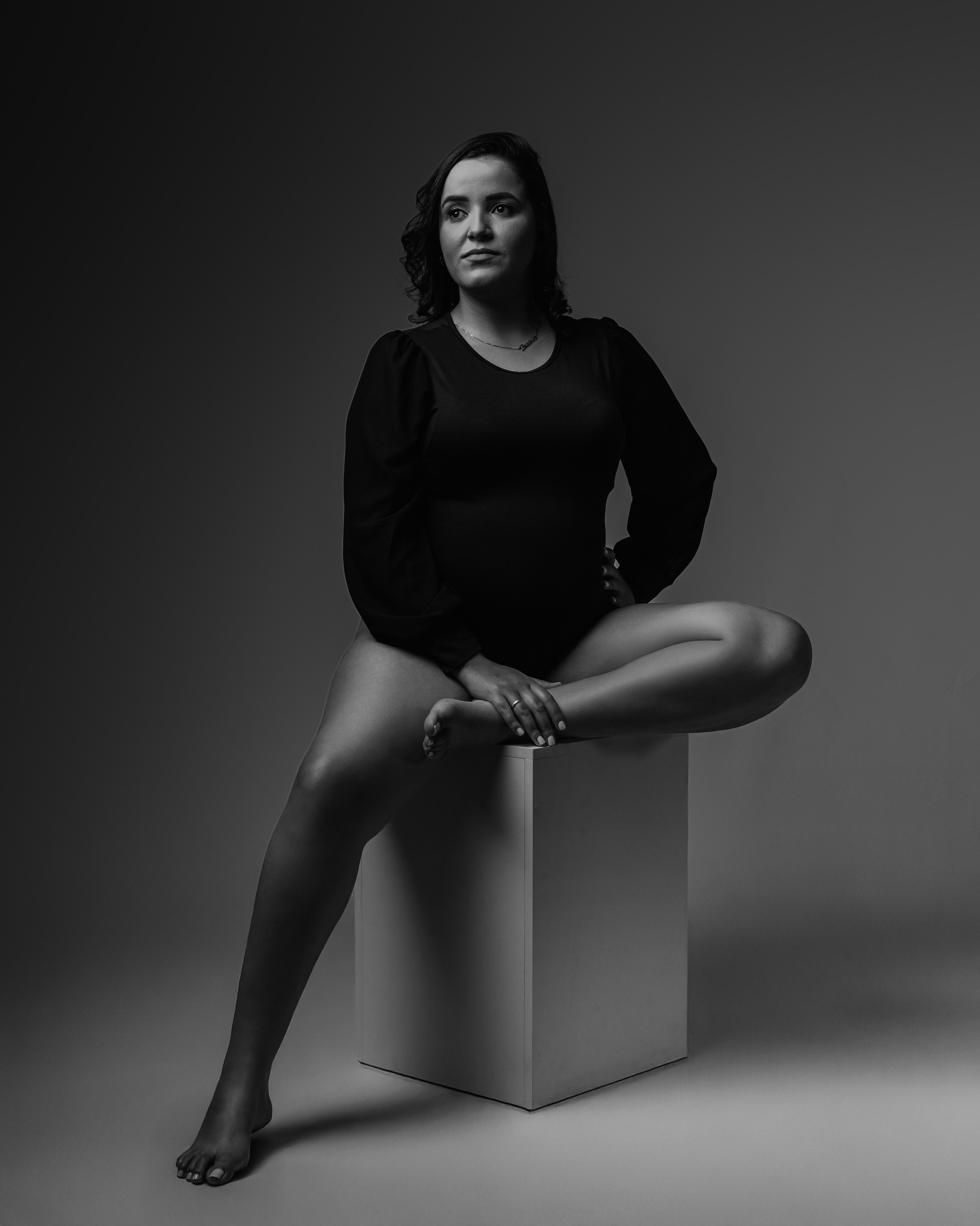 2025 | Beatriz — Gestante — Estudio. Denis Damasceno | Fotografia