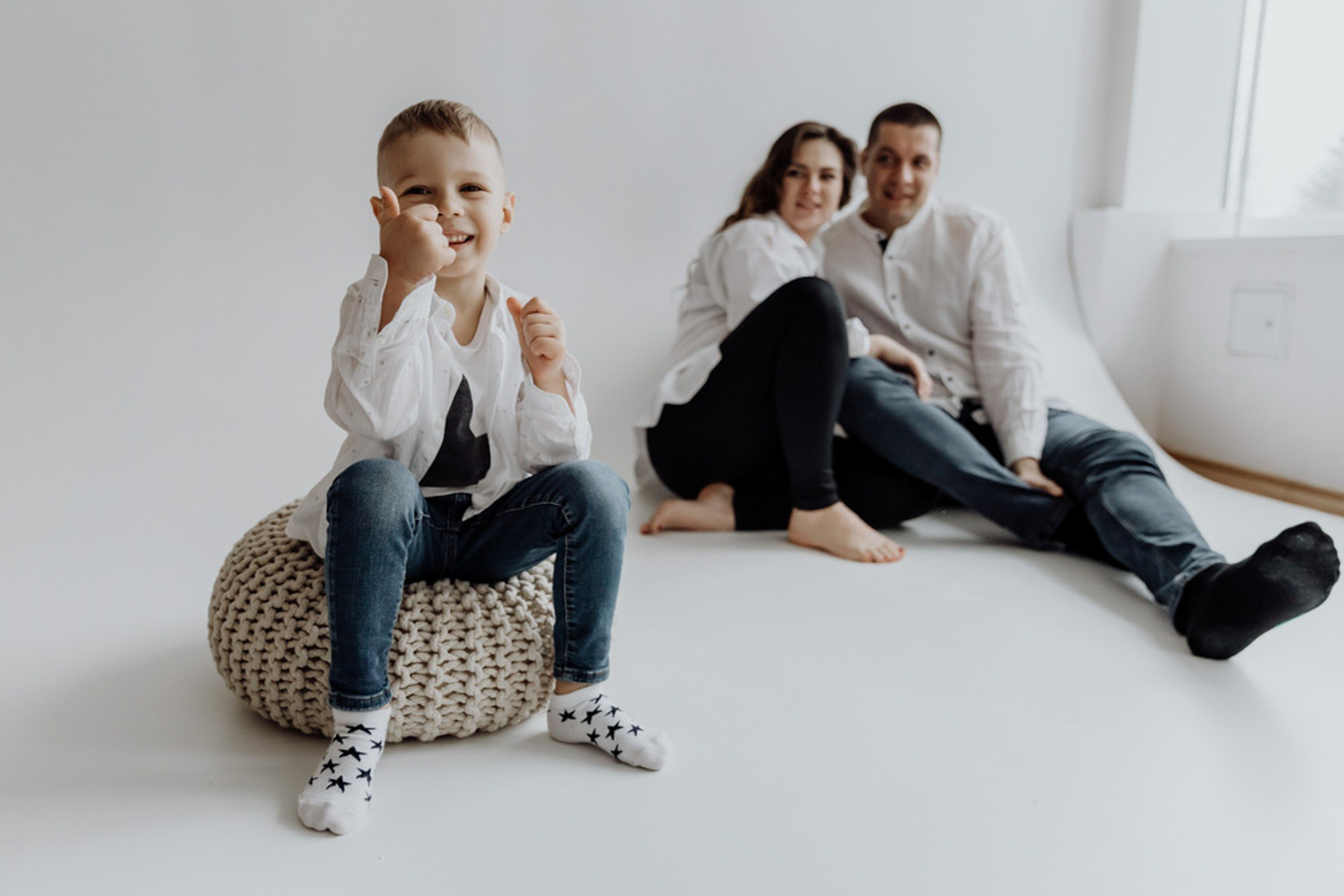 Сімейна студійна фотосесія. Photokostin.com