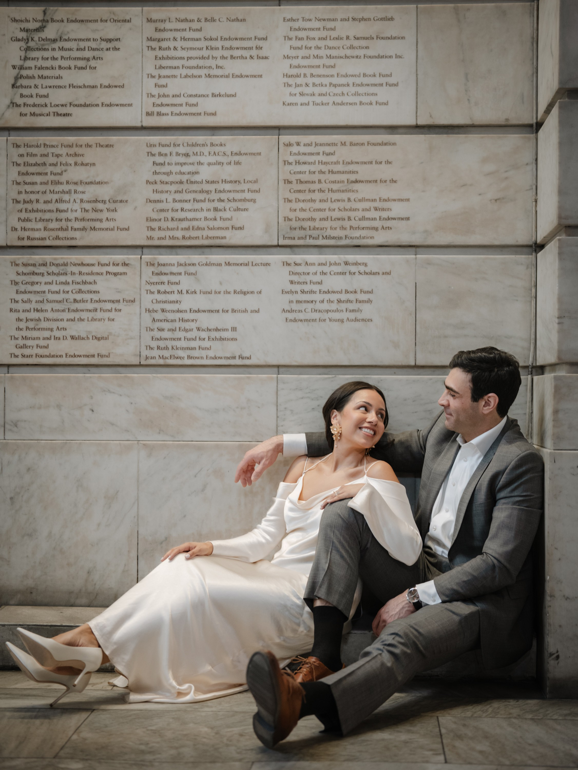 Engagement photo shoot in New York. Portrait and wedding photographer in New York