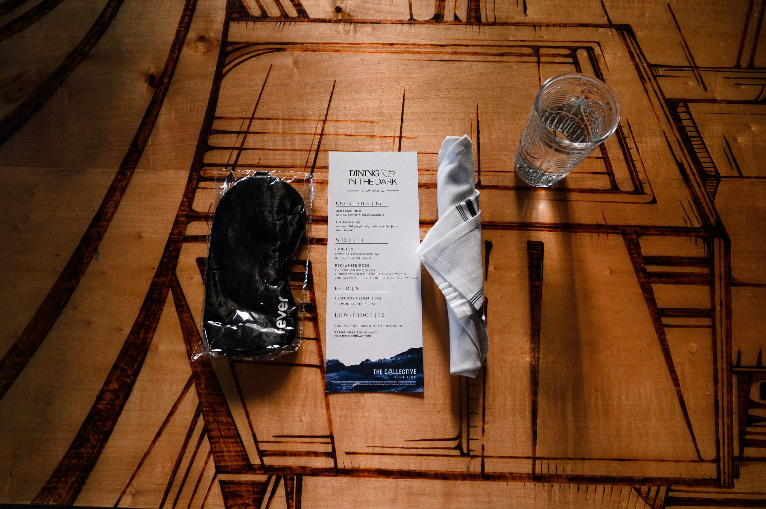 Dining in the Dark. Collective x Fever Seattle