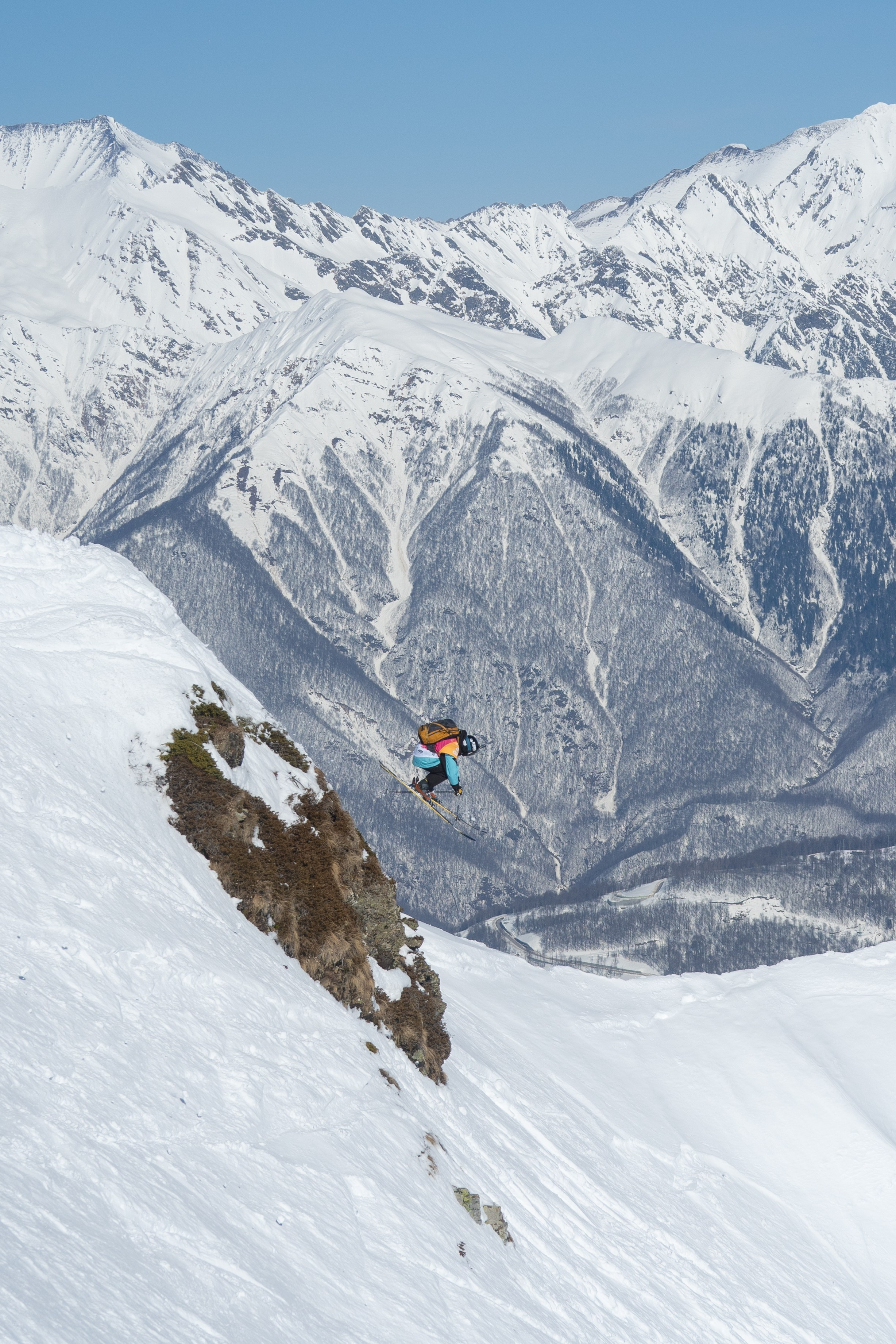 Freeride World Qualifier Rosa Khutor 2023. Репортажный фотограф в Красной Поляне и Сочи Павлюченко Екатерина