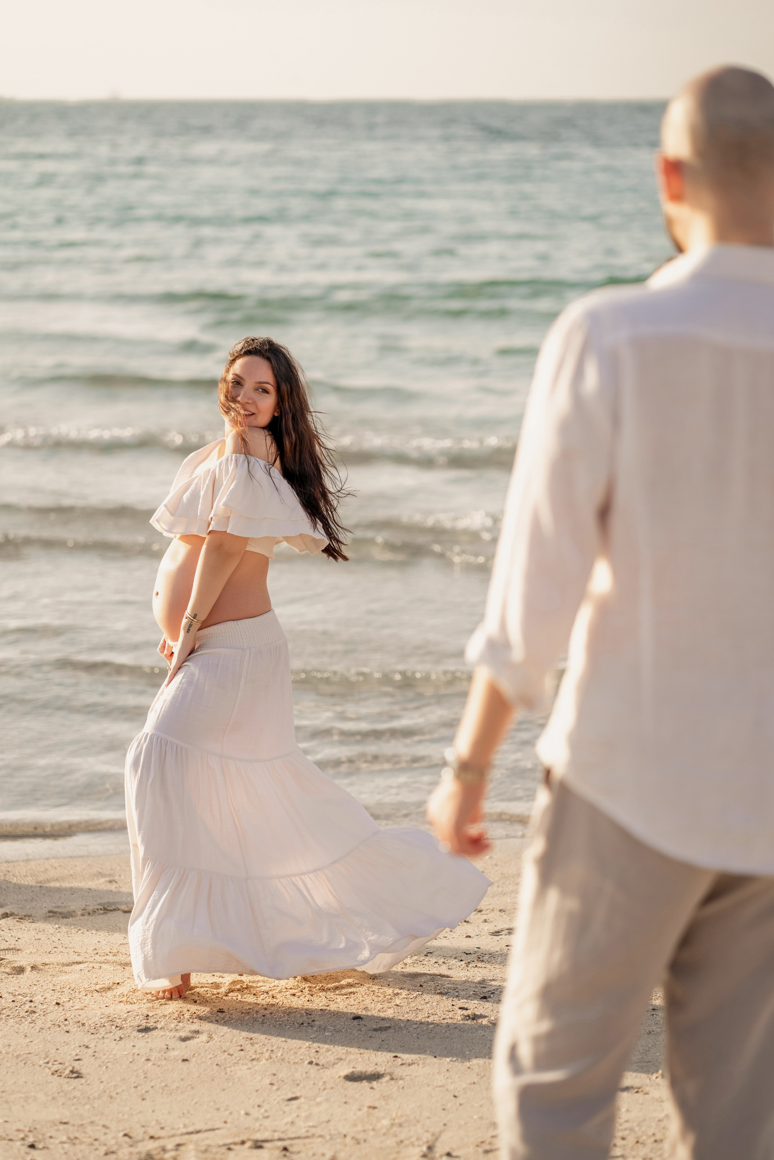 Sunset by the Burj Al Arab. Angela Iakovleva — Family Photographer in Dubai