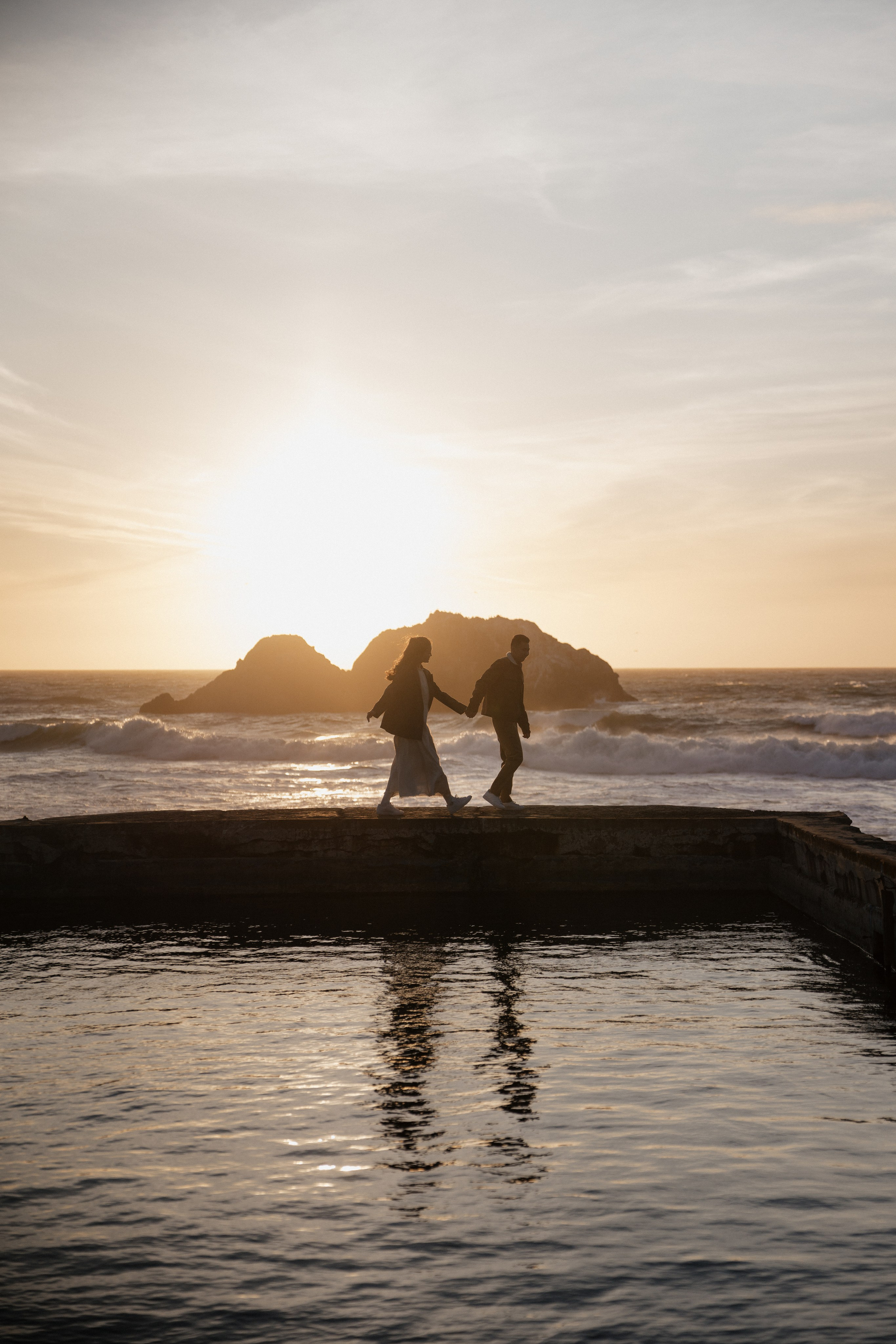 Golden Hour Magic at Sutro Baths. Soulo Photography | San Francisco Bay Area Based Photographer