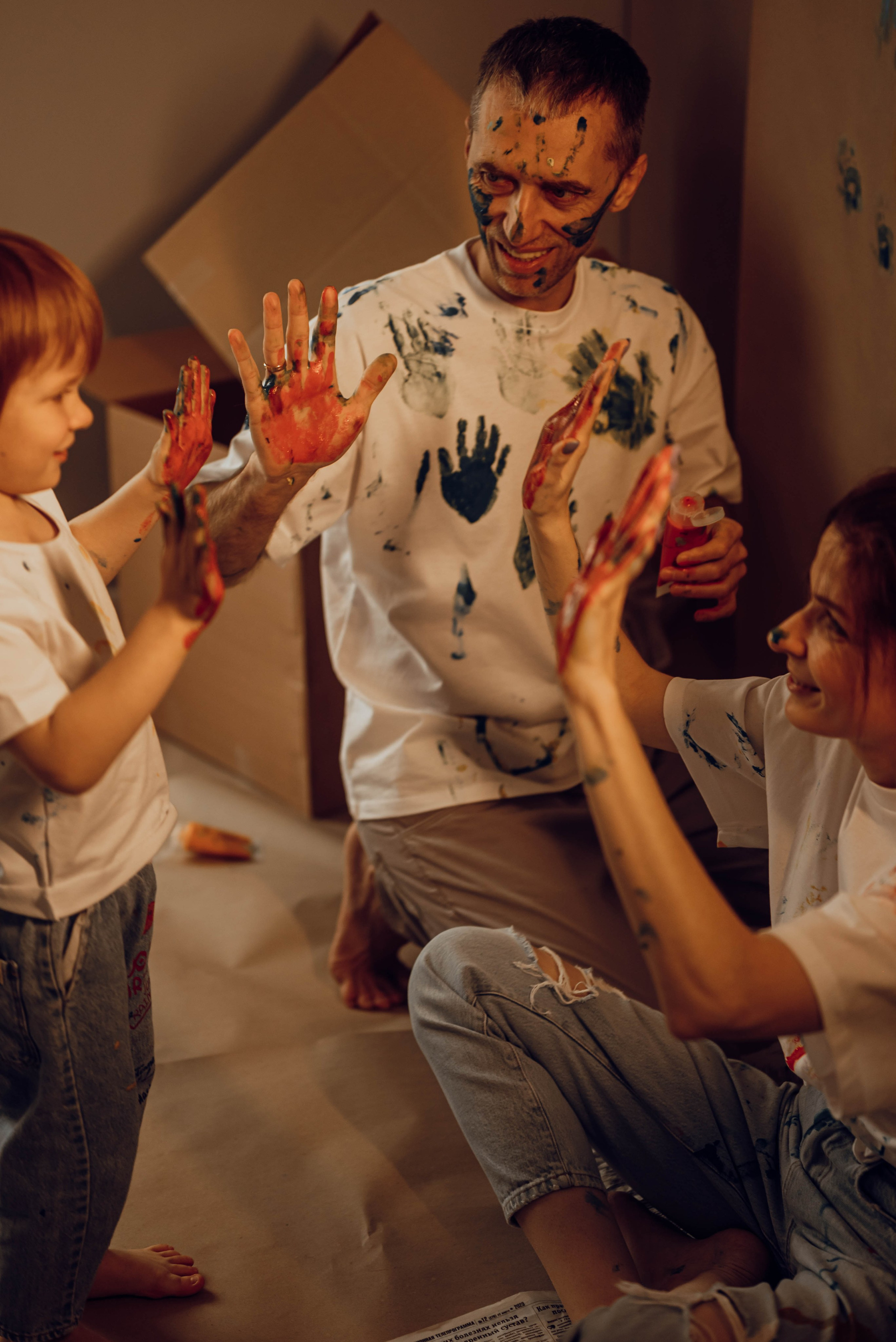 Полина, Вова и Назар. Фотограф Ирина Новикова