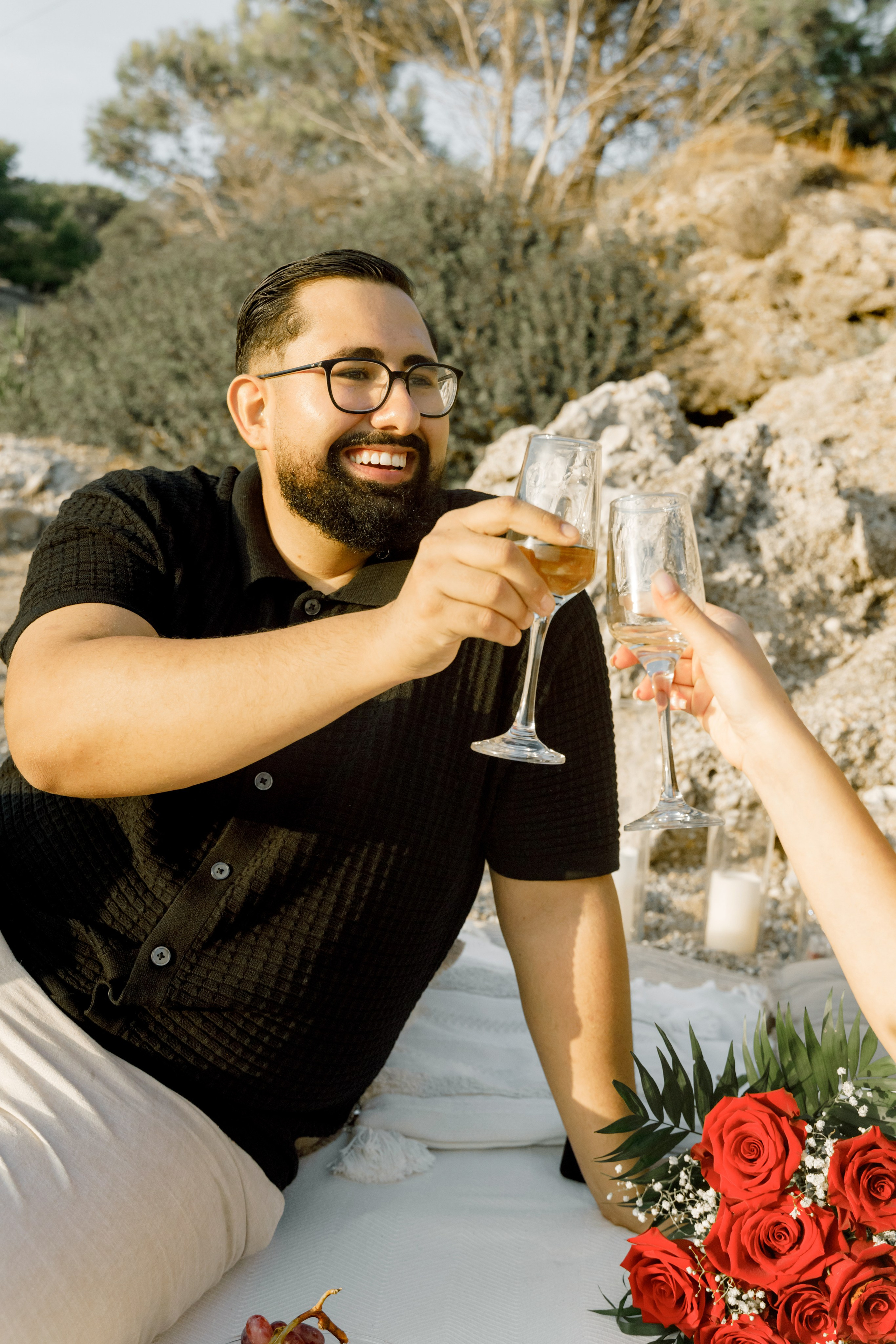 Amelda and Blerton. Renate Woeste | Wedding planner in Rhodes. Creating dream weddings by the sea. Let’s make your special day unforgettable