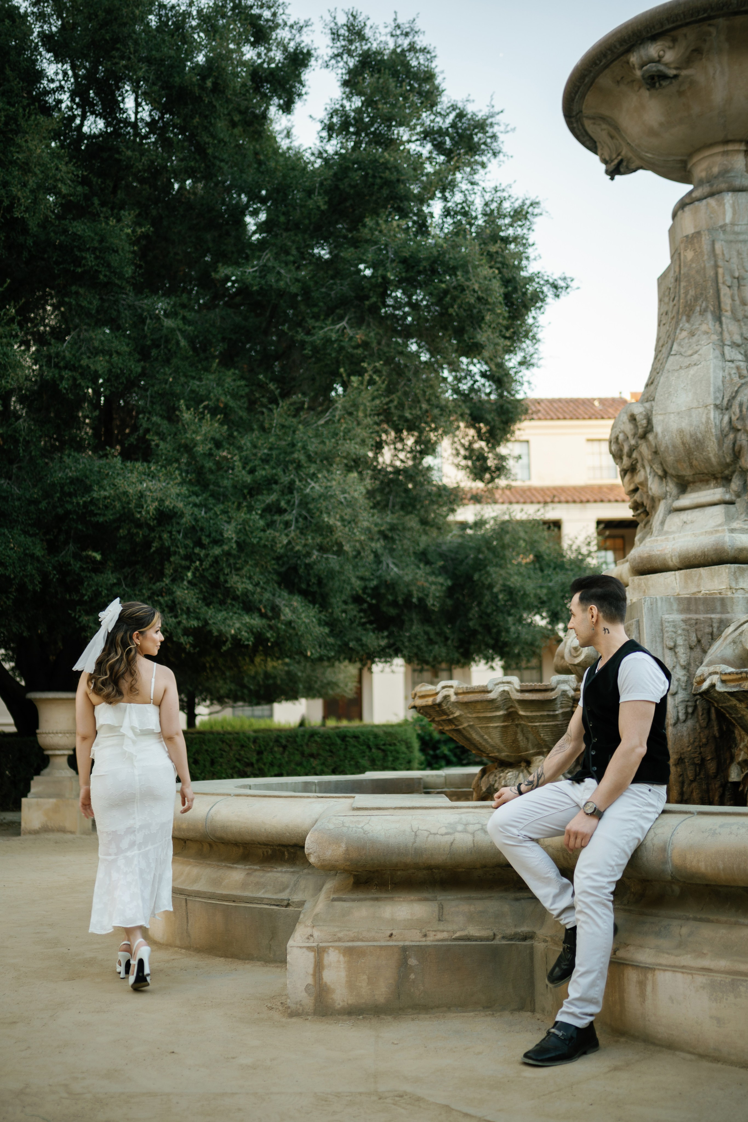 Pasadena City Hall Engagement Photoshoot, California. Wedding Photography & Videography Team in California, Los Angeles, San Francisco, San Diego and Travel