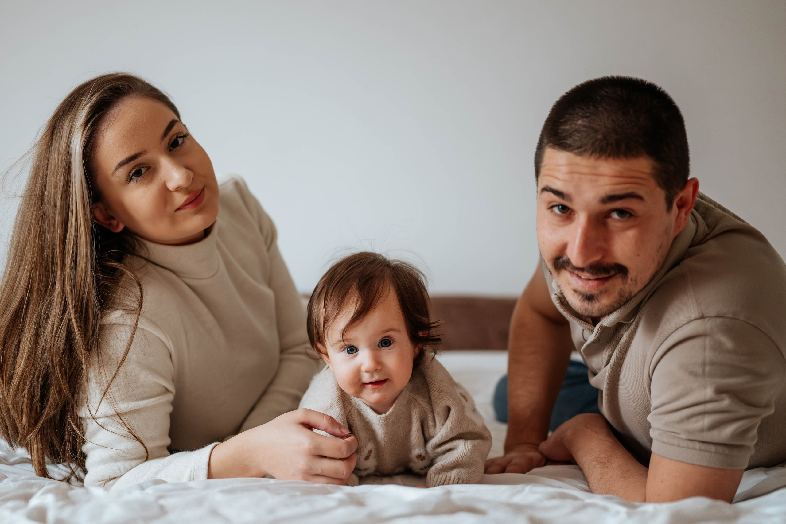 Maša - fotografisanje bebe kod kuće. Dečiji i porodični fotograf