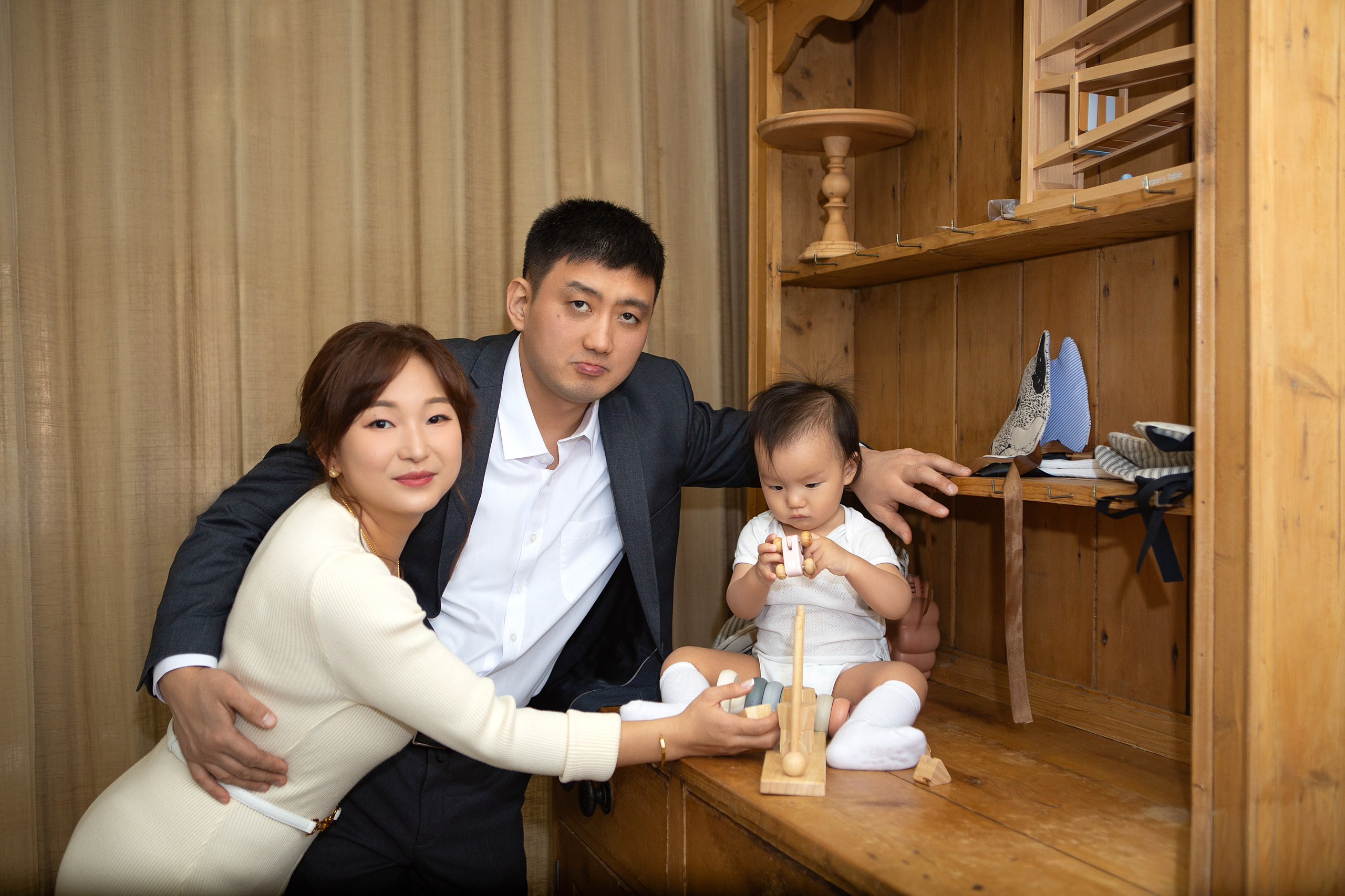 Никита в студии. Фотограф беременности, ньюборн и годовасиков в Корее Жанна Хан