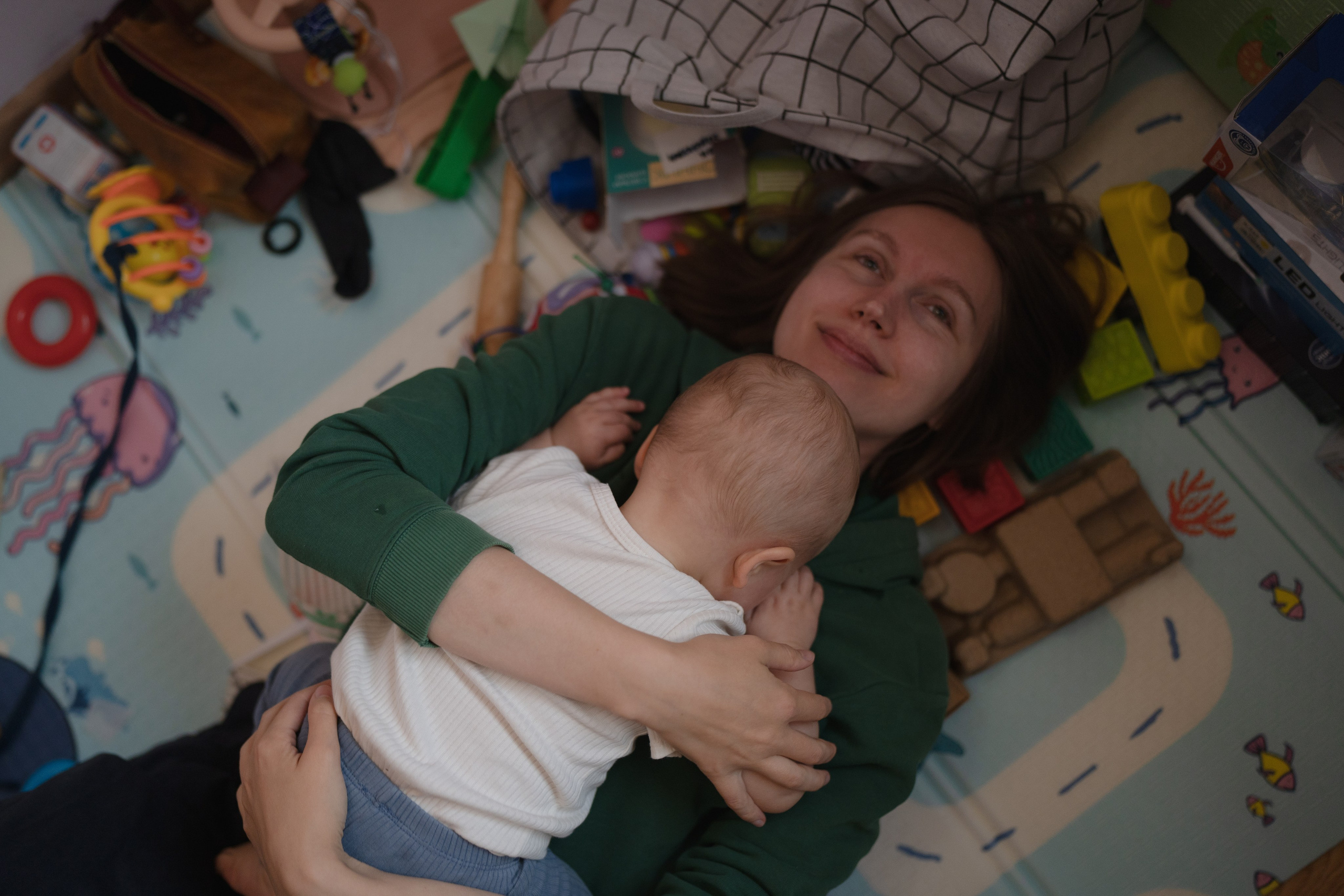 Alena, Vlad and their son Lev. Main