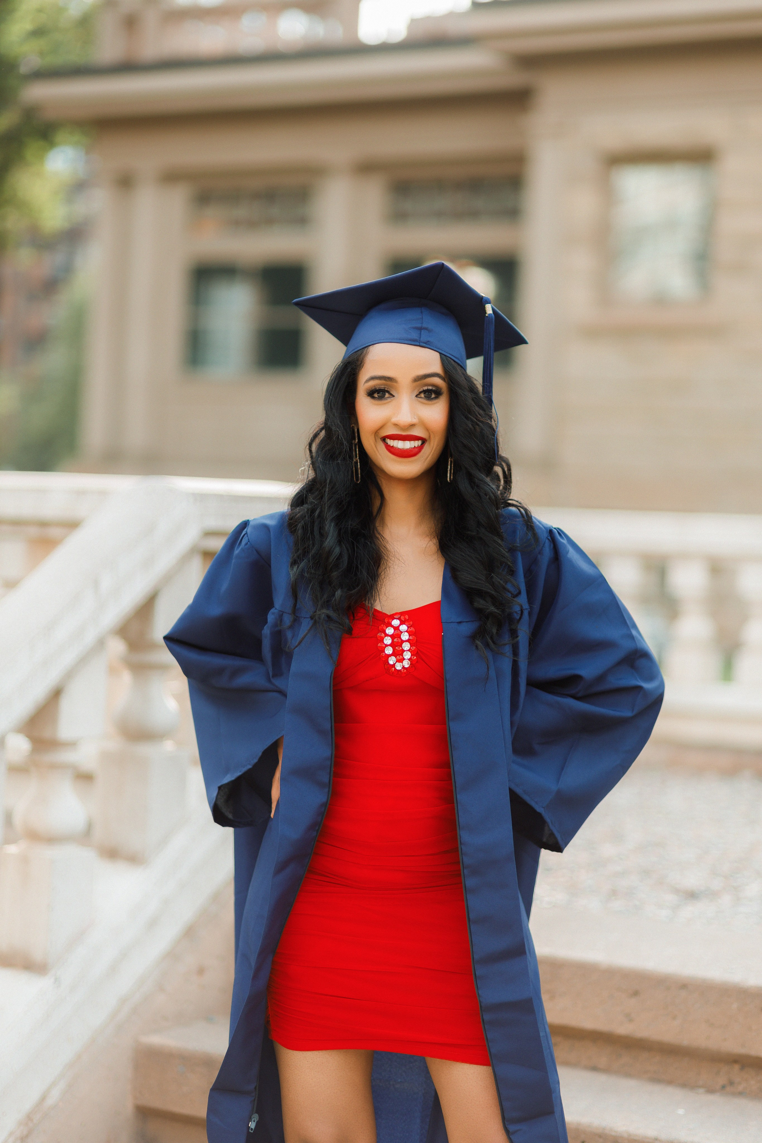 Graduation photos. Home