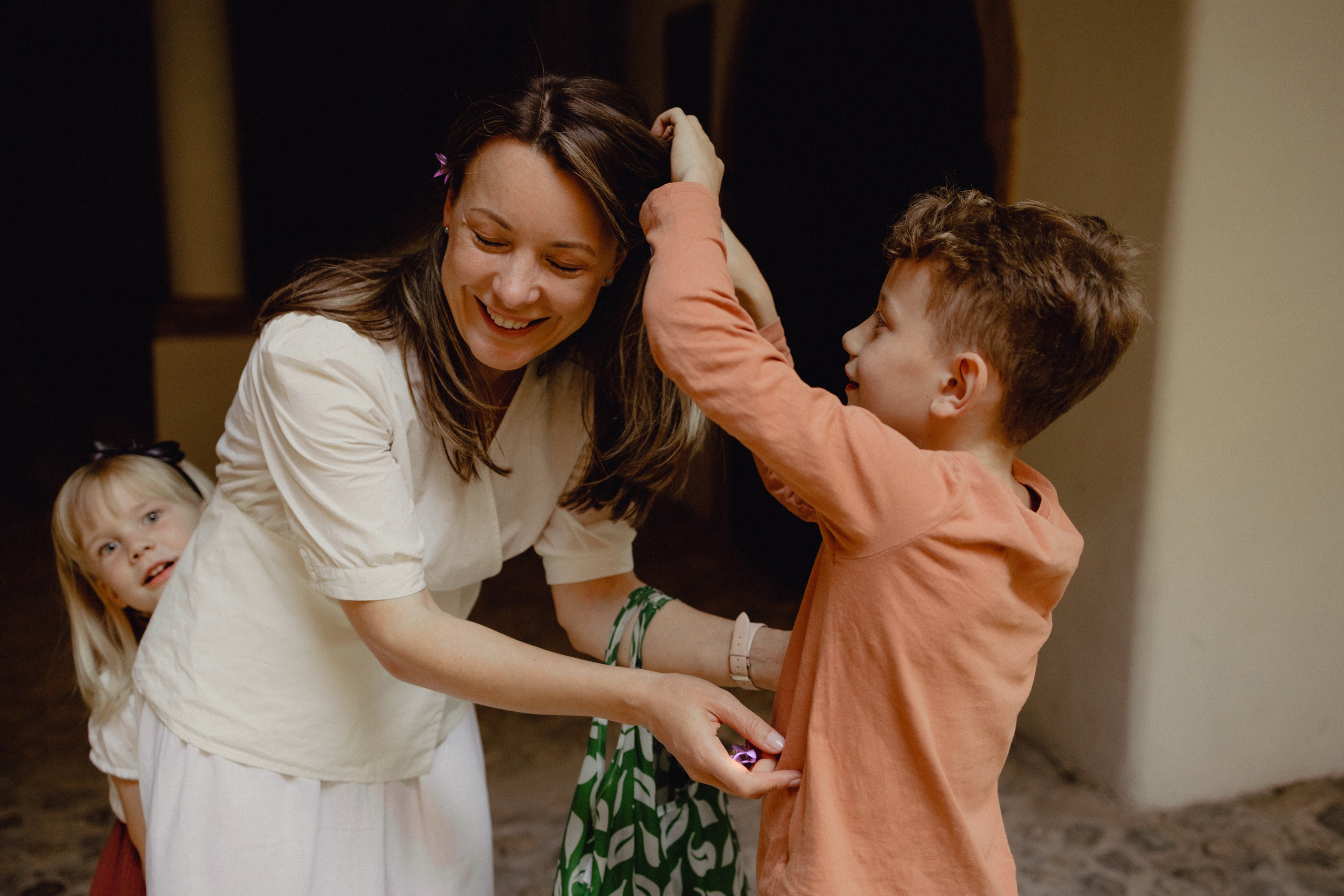 Family in the city. Elena Gorobets. Photographer in Zagreb