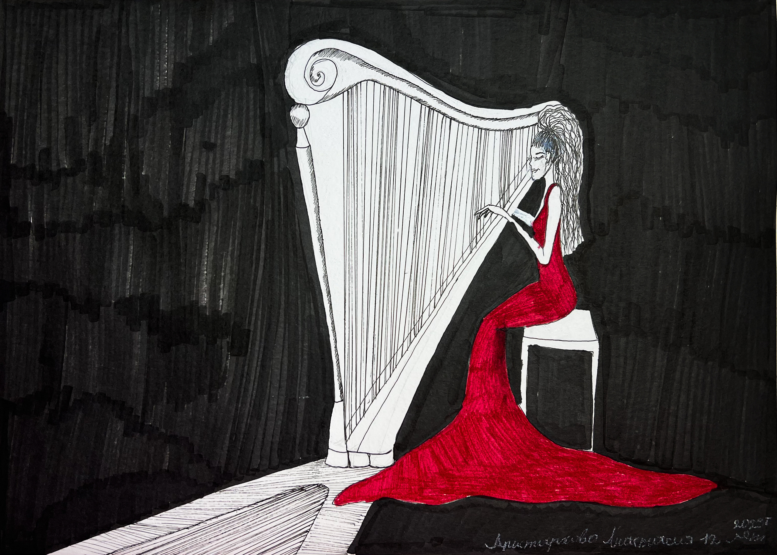 Artworks by my talented pupils. Professional Artist, teacher of art, Artistic Photographer In Dubai (U